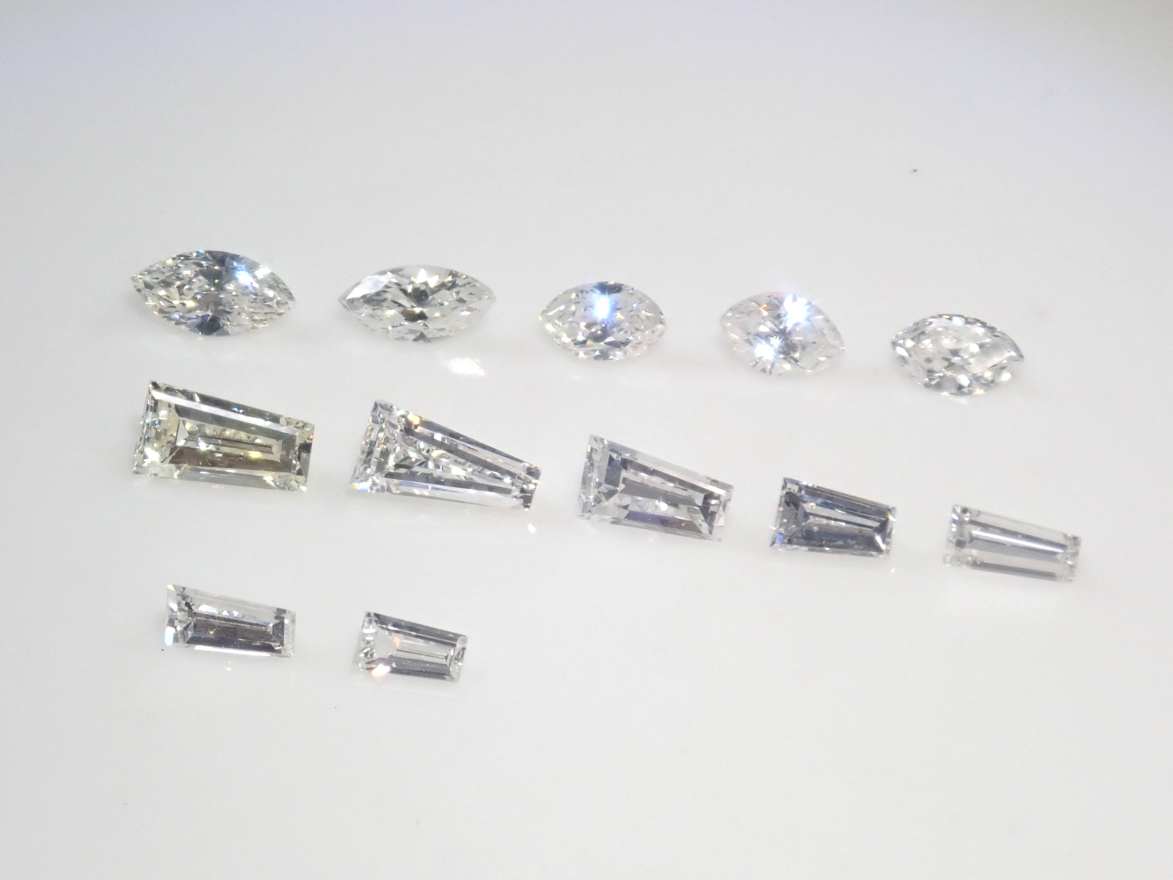 {7th Anniversary Special}💎 [On sale from 10pm on 12/7] 1 irregular diamond (VS class equivalent, max 0.12ct) {Multiple purchase discounts available}