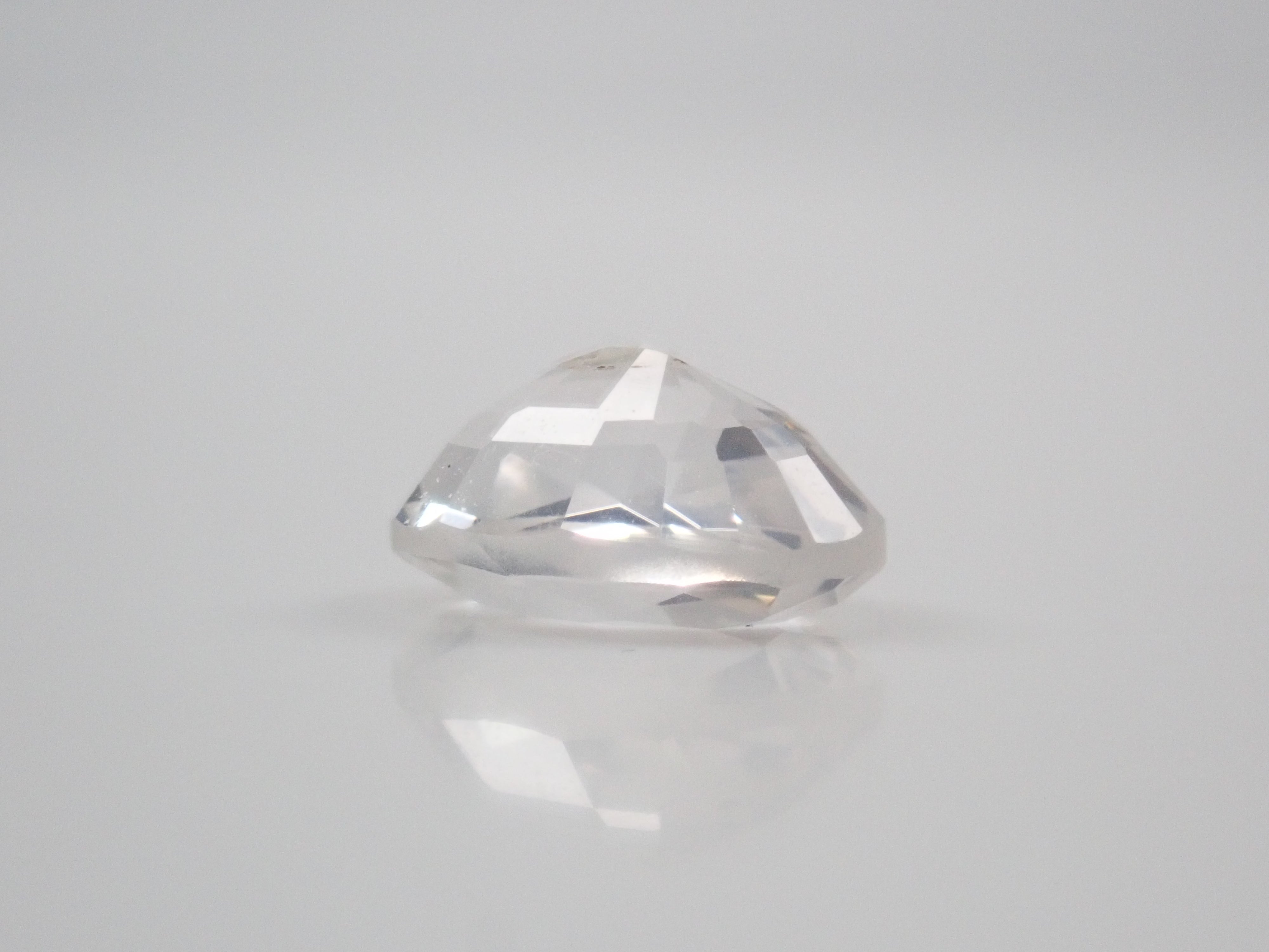 【11/22 22時販売】ブラジル産ロッククリスタル1.105ct1石ルース（内部に特徴的インクルージョン） 日独鑑 《複数購入割引有》