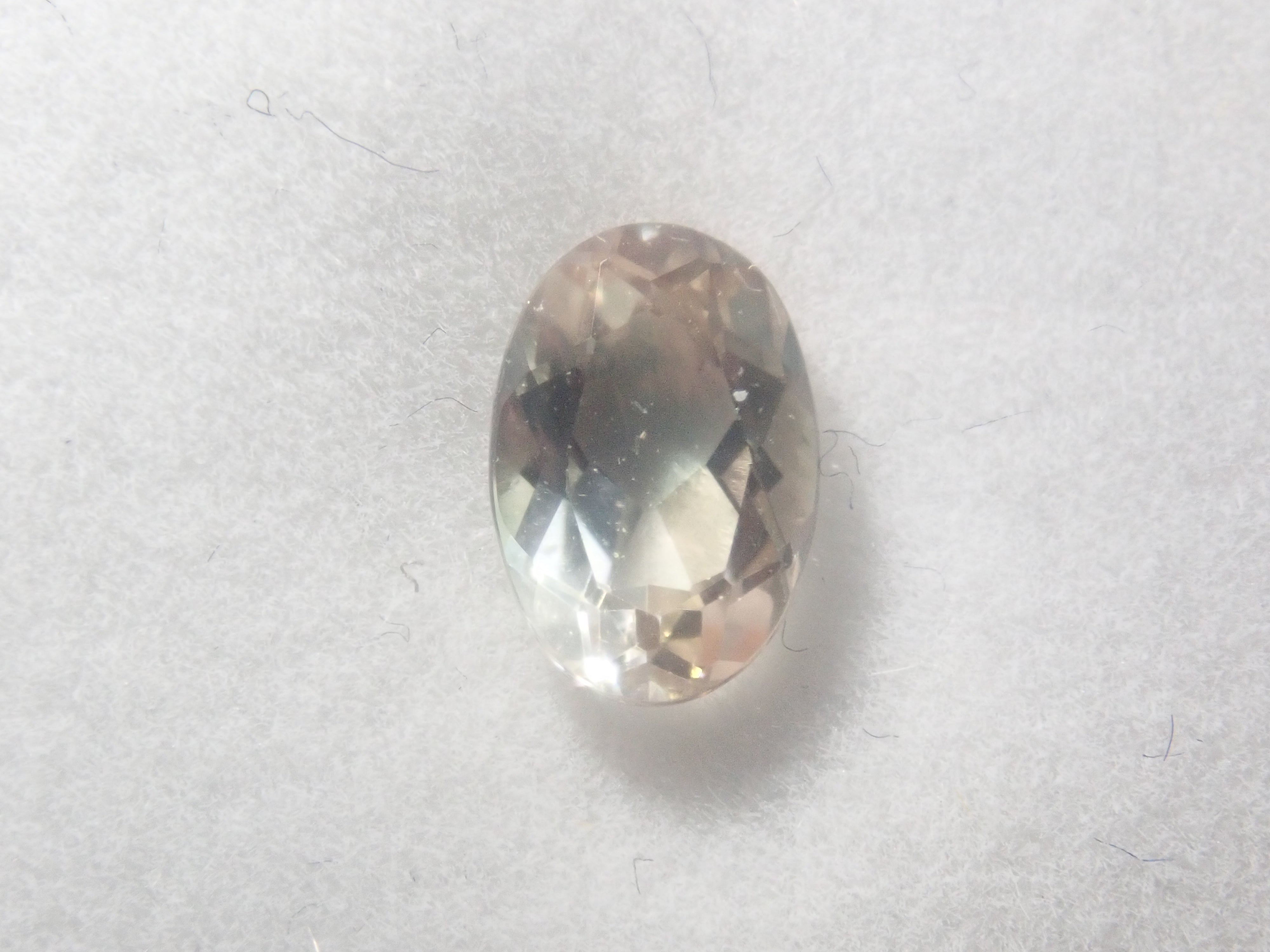 [Limited to 24 stones] Oregon Sunstone from America with beautiful Schiller (Oval cut, 5 x 7mm) [Multiple purchase discount available]
