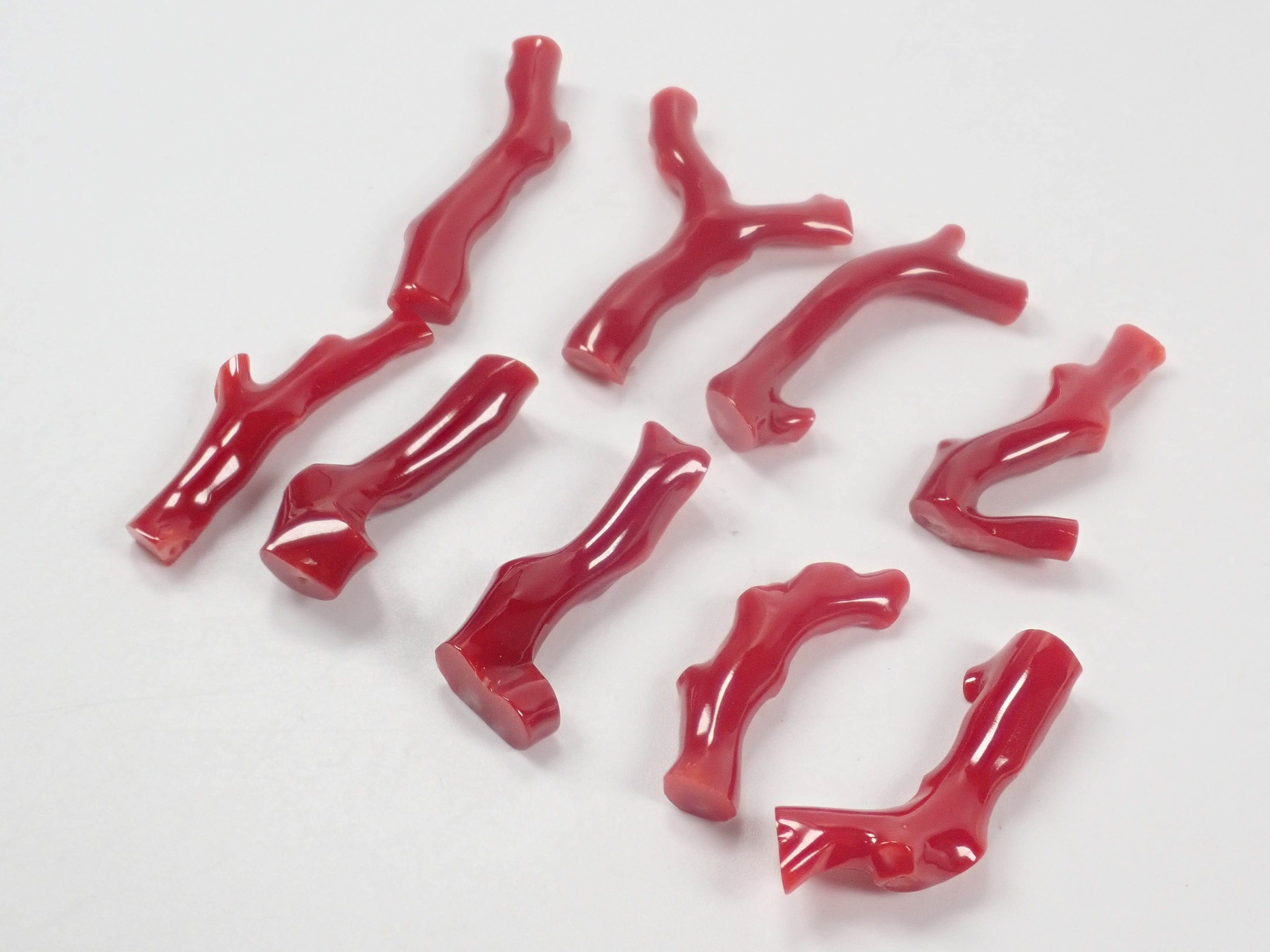 [On Sale April 18th, 10 PM JST] [Limited 9 Stones] Tosa Blood Coral Branch (Raw Coral) 1 Stone (March Birthstone, Coral, Average 7ct) [Bulk Purchase Discount Available]