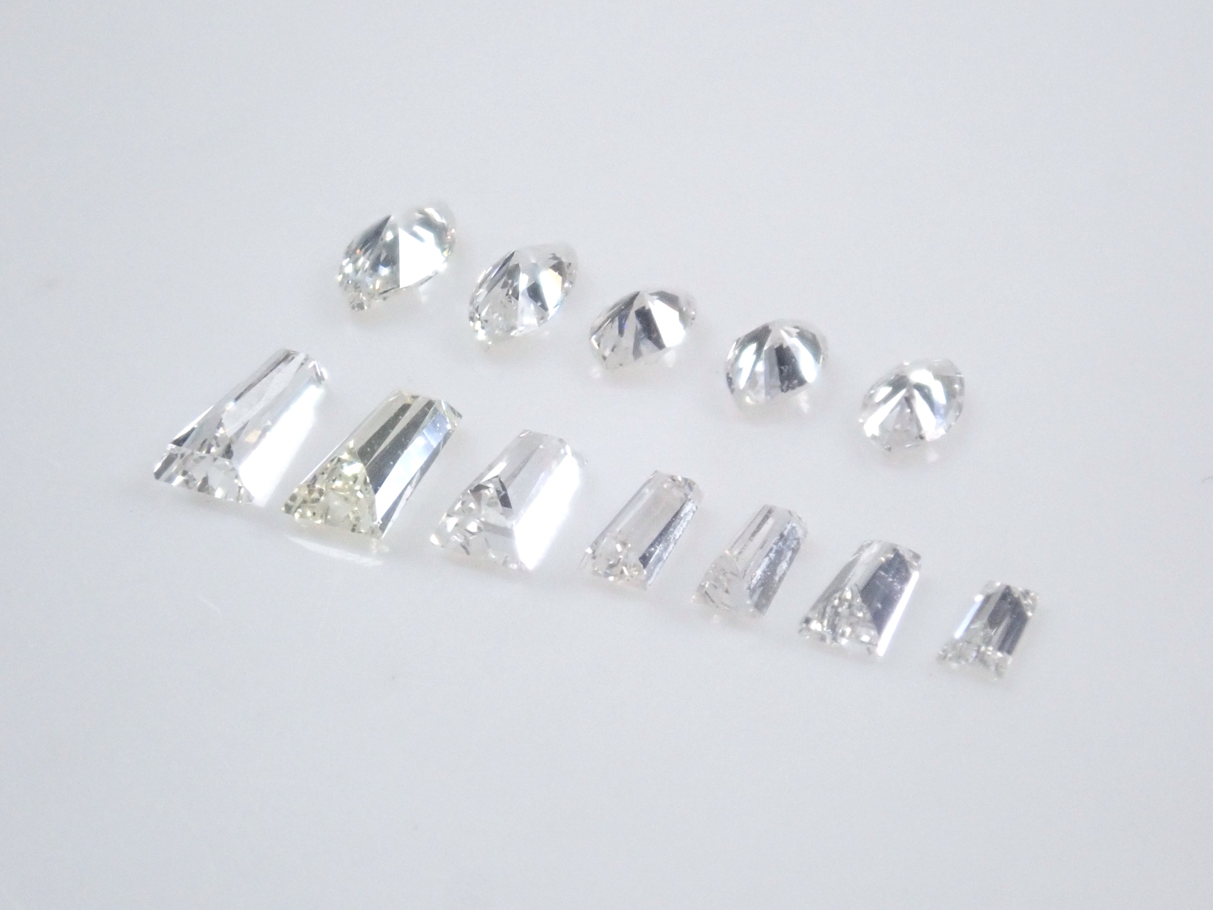 {7th Anniversary Special}💎 [On sale from 10pm on 12/7] 1 irregular diamond (VS class equivalent, max 0.12ct) {Multiple purchase discounts available}