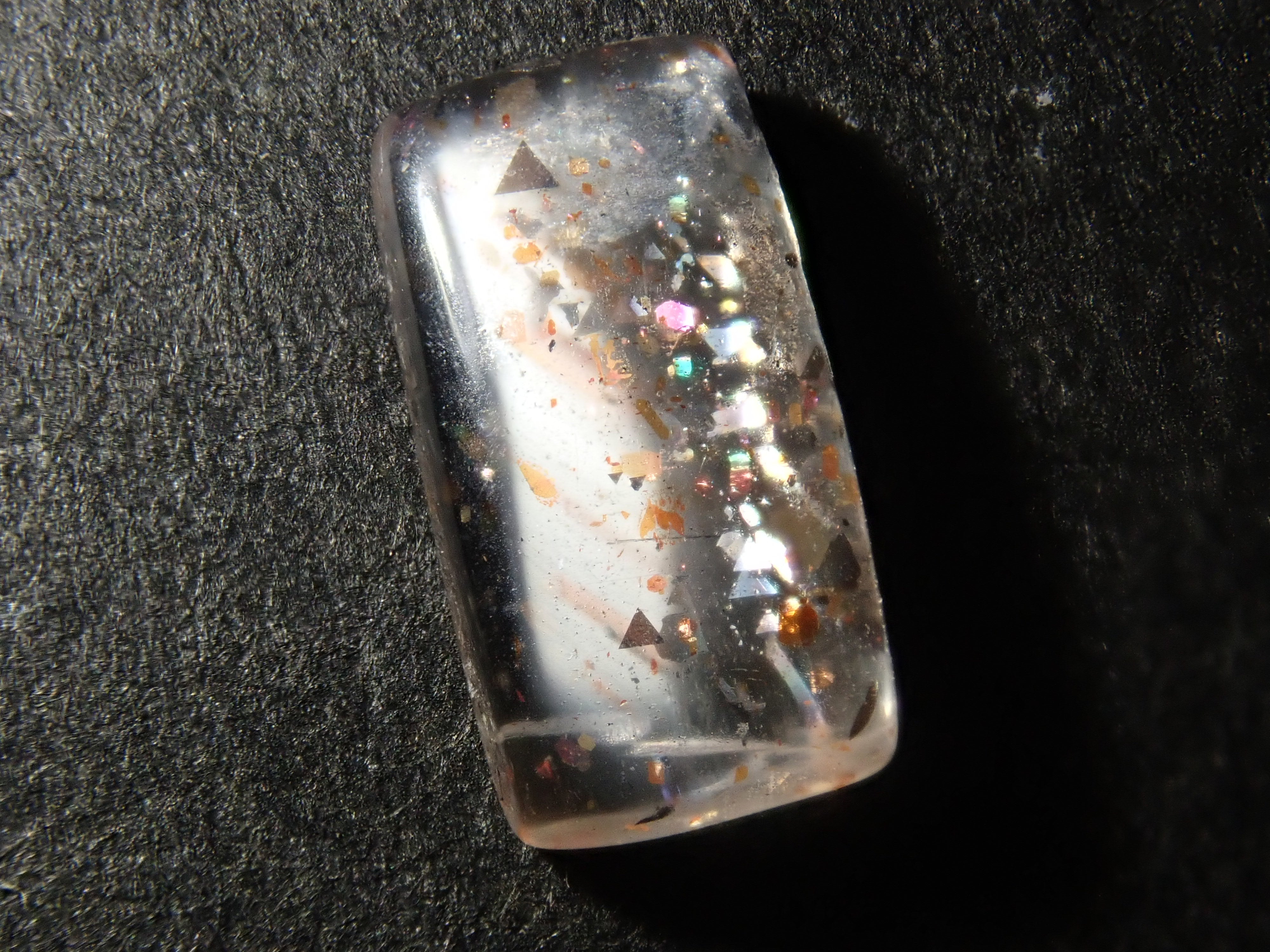 Limited to 4 stones: 1 loose Australian rainbow lattice sunstone stone. Discounts available for multiple purchases.