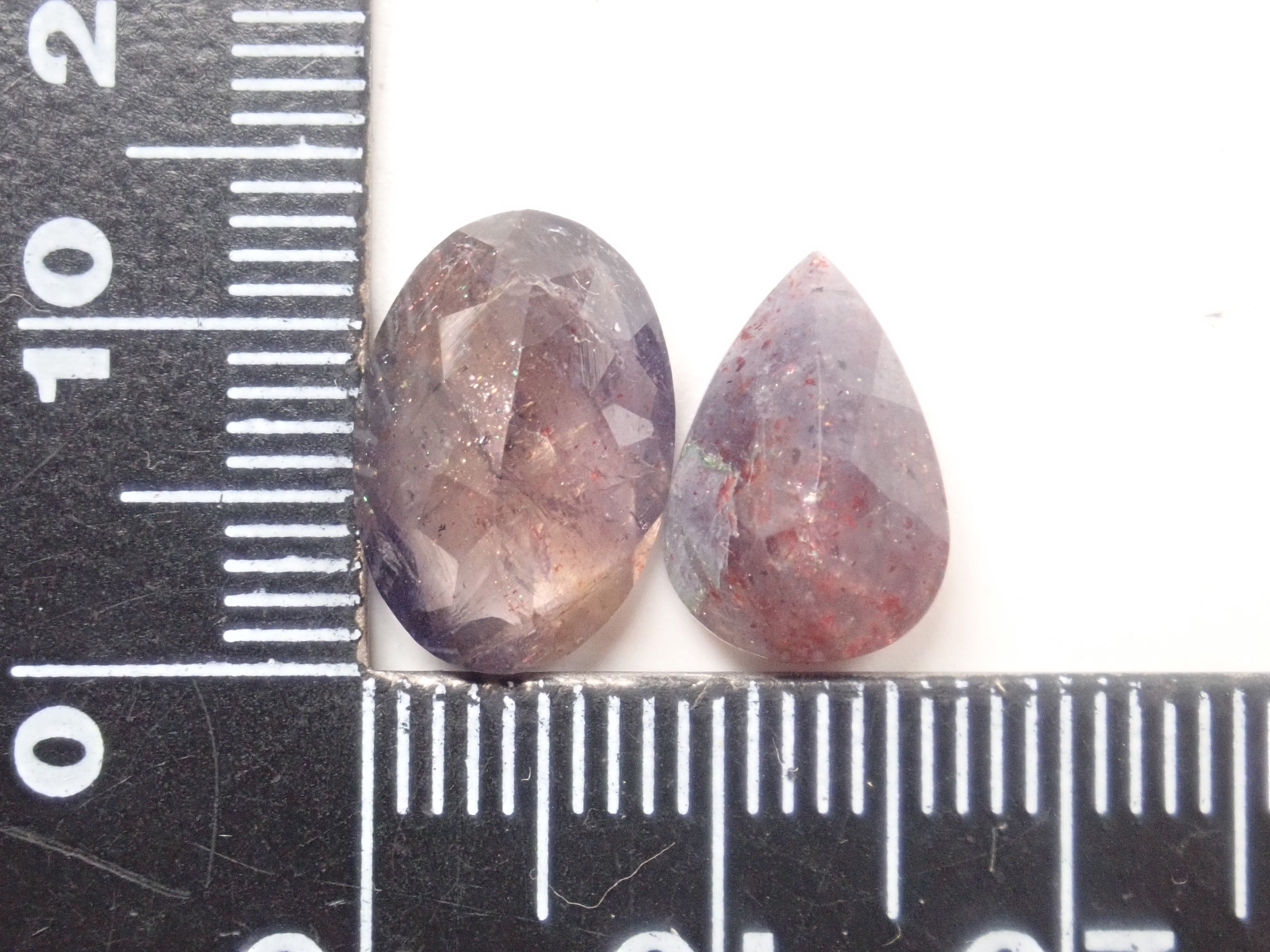 Limited to 2 stones: 1 Indian Bloodshot Iolite Sunstone Loose Stone (Multiple purchase discount available)