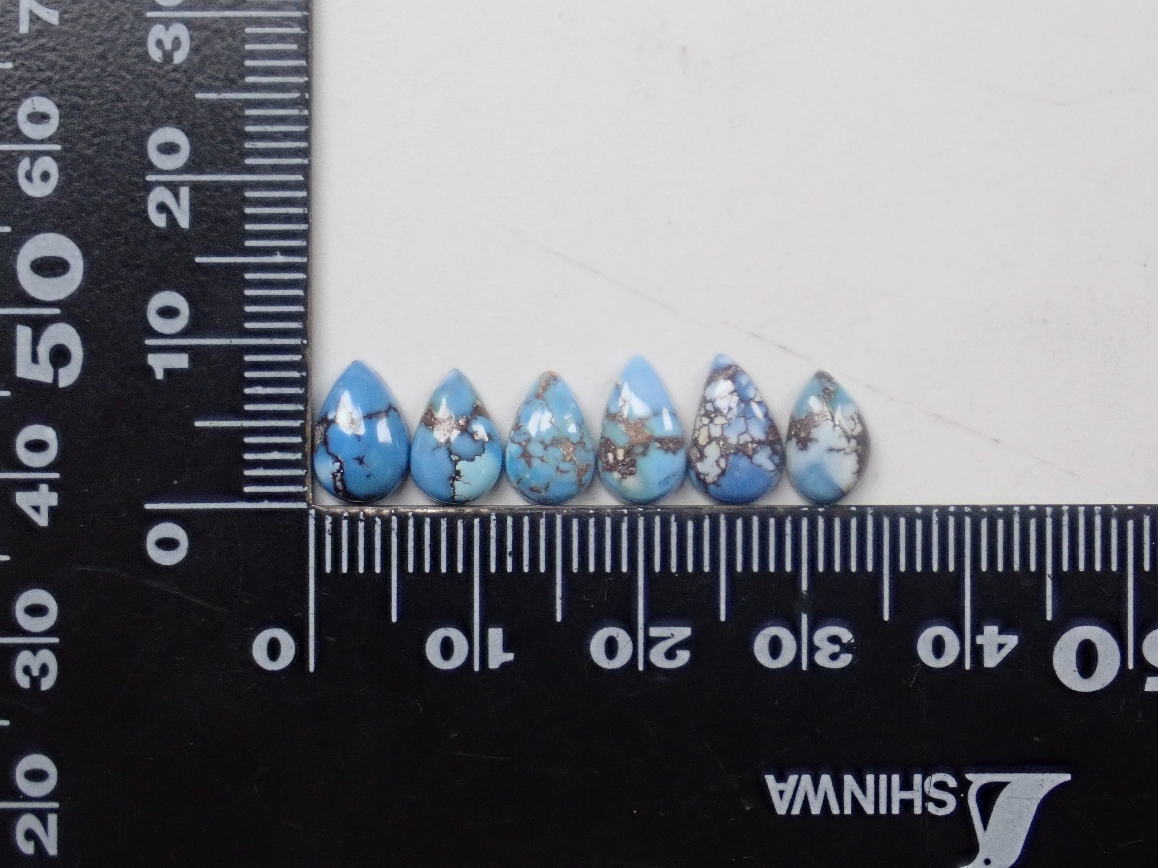 【1/24 22時販売】《限定18石》カザフスタン産ゴールデンヒルターコイズ（トルコ石,12月誕生石,平均1.3ct）《複数購入割引有》