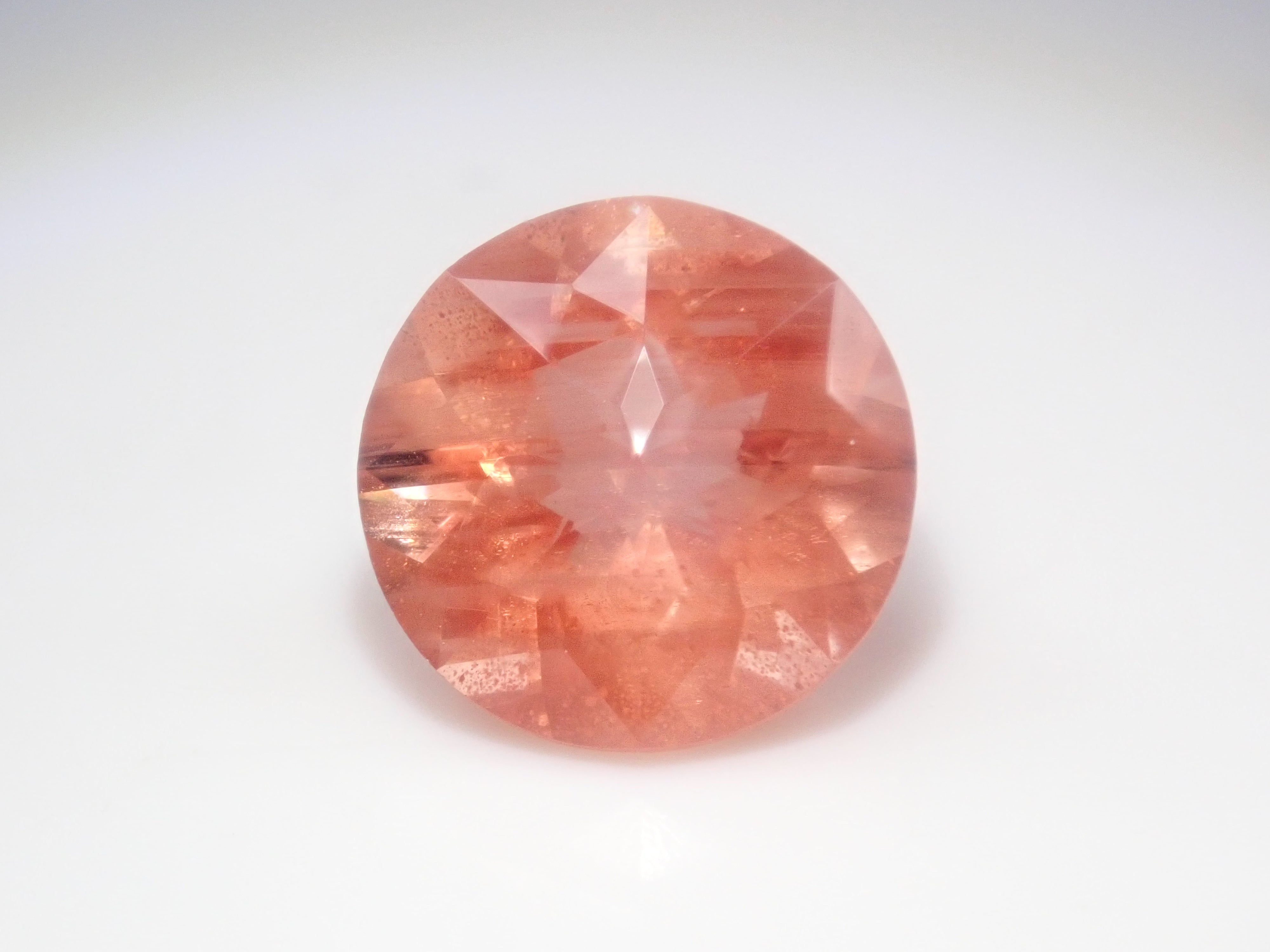 【1/11 22時販売】《限定6石》カメリアカットのオレゴンサンストーン8.0mmを含むサンストーンガチャ1石ルース（平均1.60ct）《複数購入割引有》