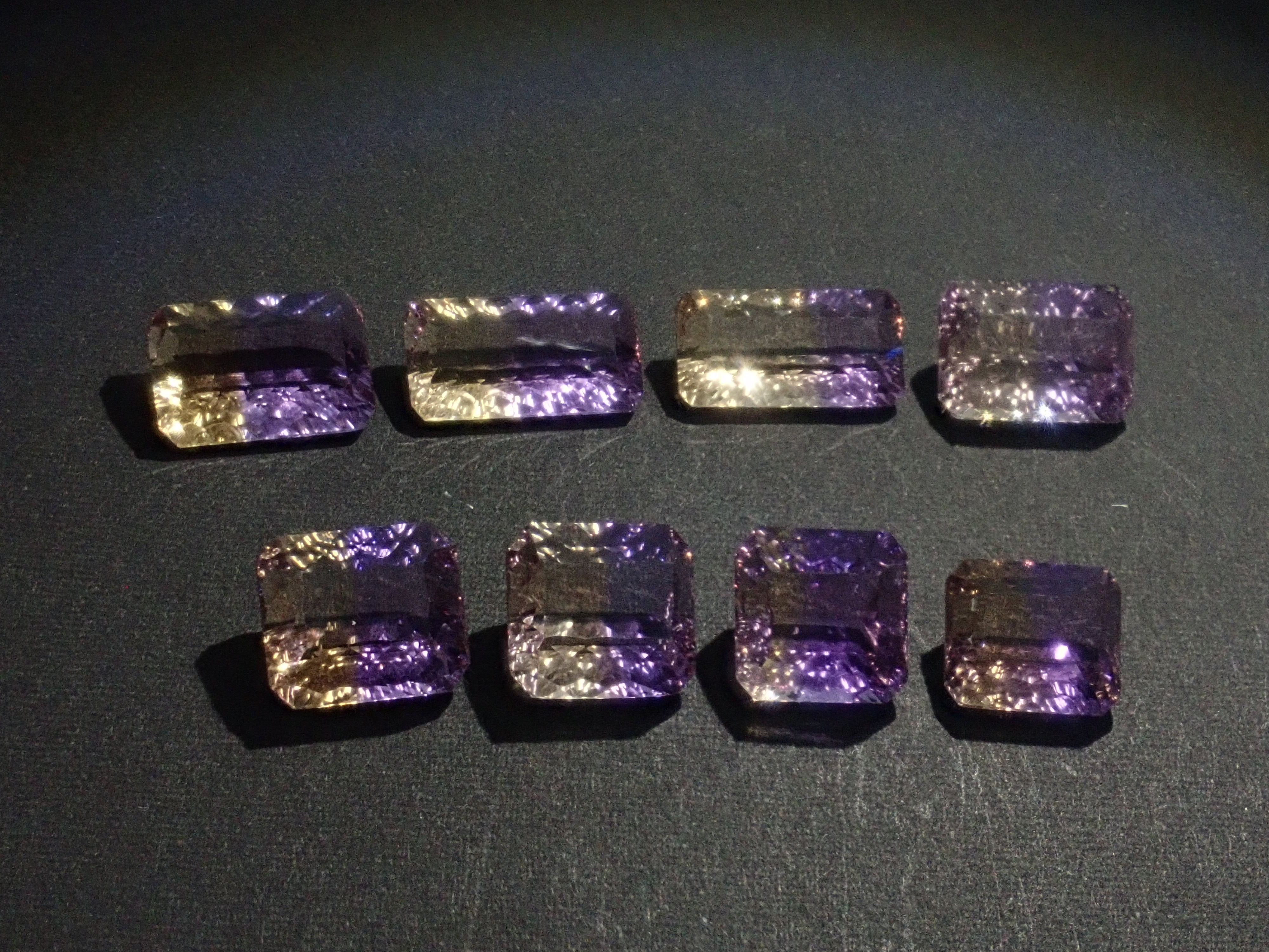 [On sale at 22:00 on 6/20] {Limited to 8 stones} 1 Brazilian ametrine loose stone (concave cut, average 7ct) {Multiple purchase discounts available}