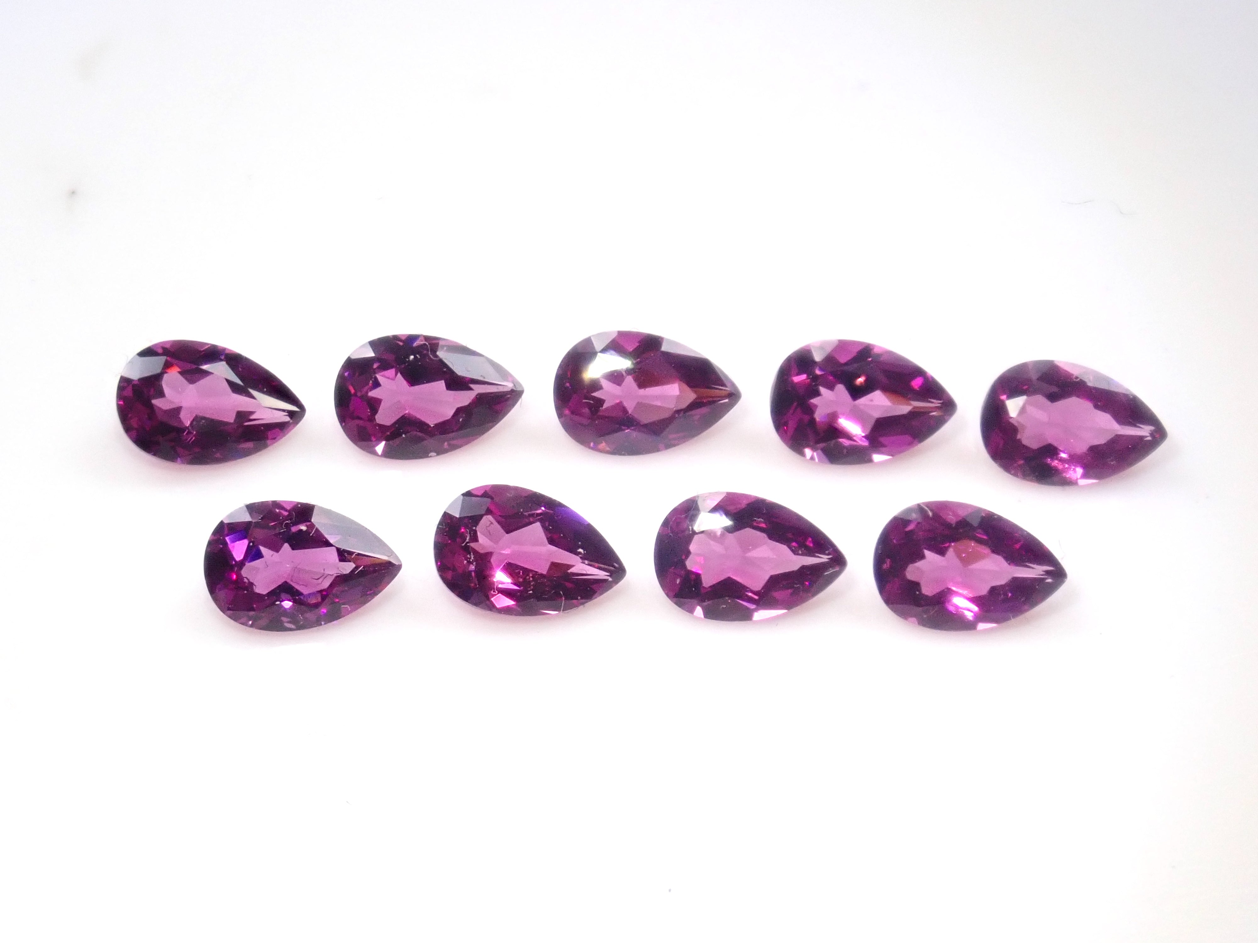 【5/11 22時販売】《数量限定》モザンビーク産グレープガーネット1石ルース（4×6mm,ペアシェイプカット）《複数購入割引有》