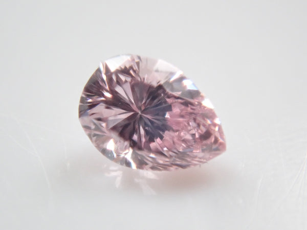 ピンクダイヤモンド 0.075ctルース(Fancy Purplish PINK, SI2)