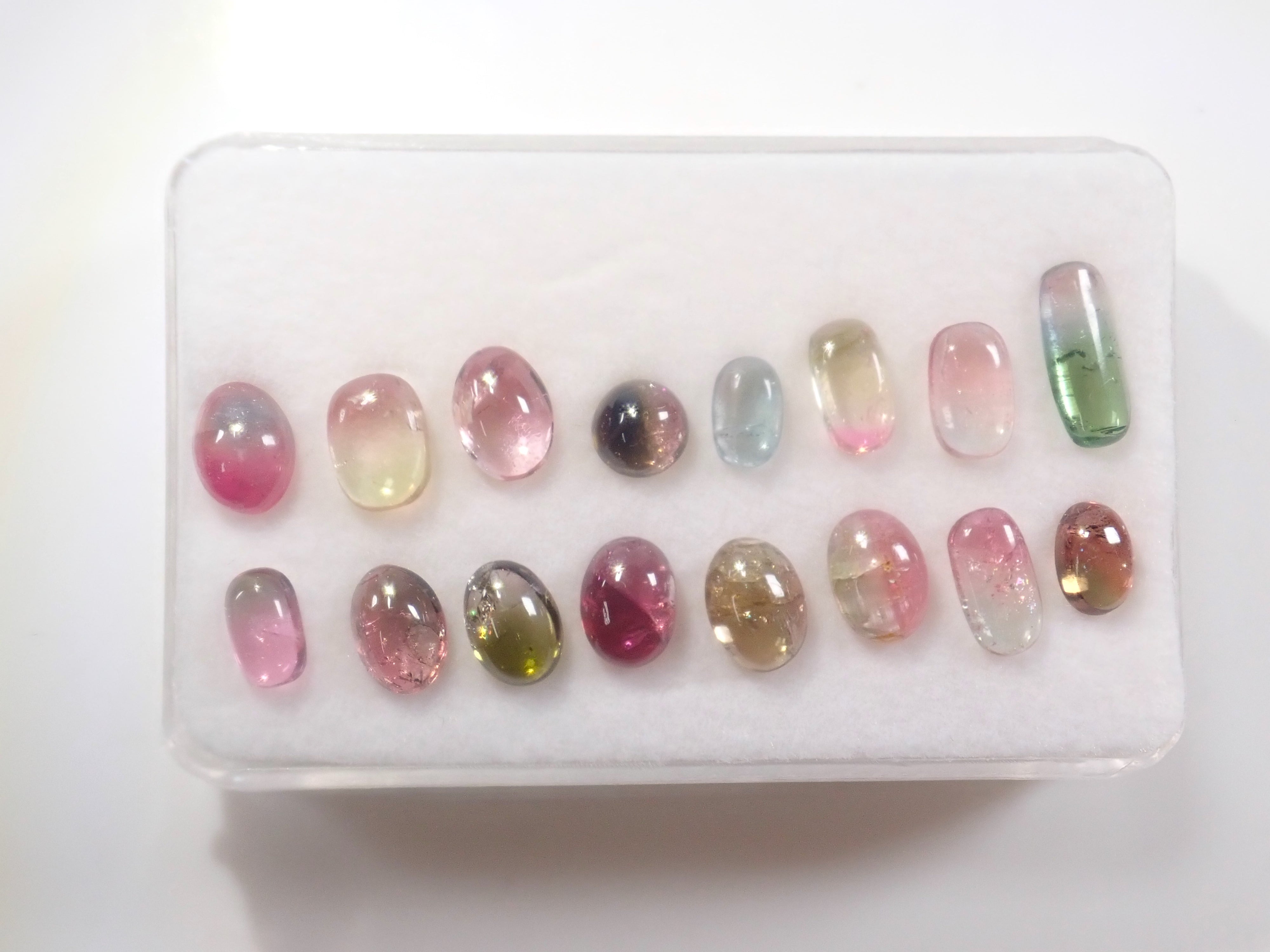 Limited to 10 stones: Brazilian Bicolor Tourmaline (Baguette Cut) - 1 loose stone. Discounts available for multiple purchases.