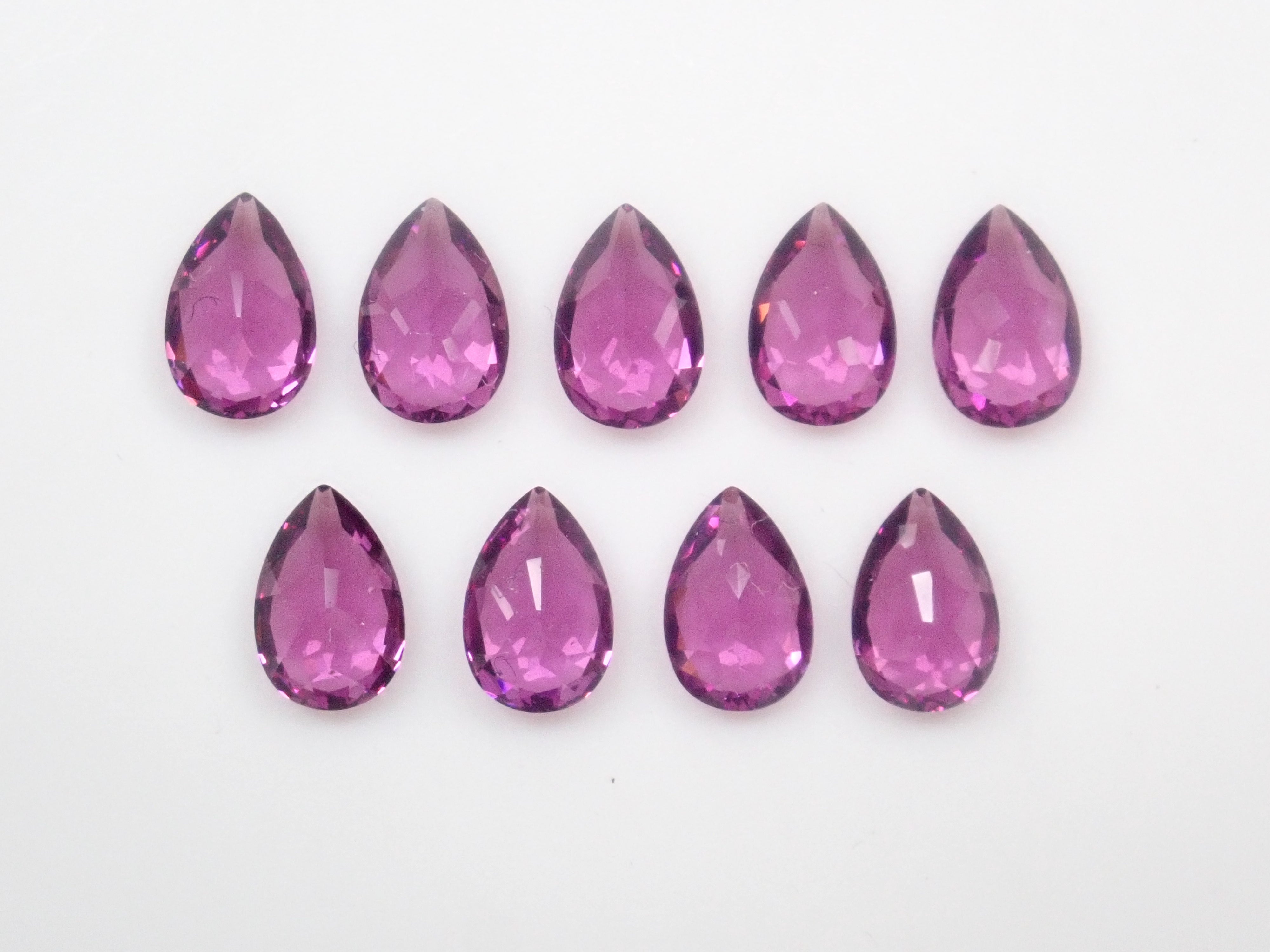 【5/11 22時販売】《数量限定》モザンビーク産グレープガーネット1石ルース（4×6mm,ペアシェイプカット）《複数購入割引有》