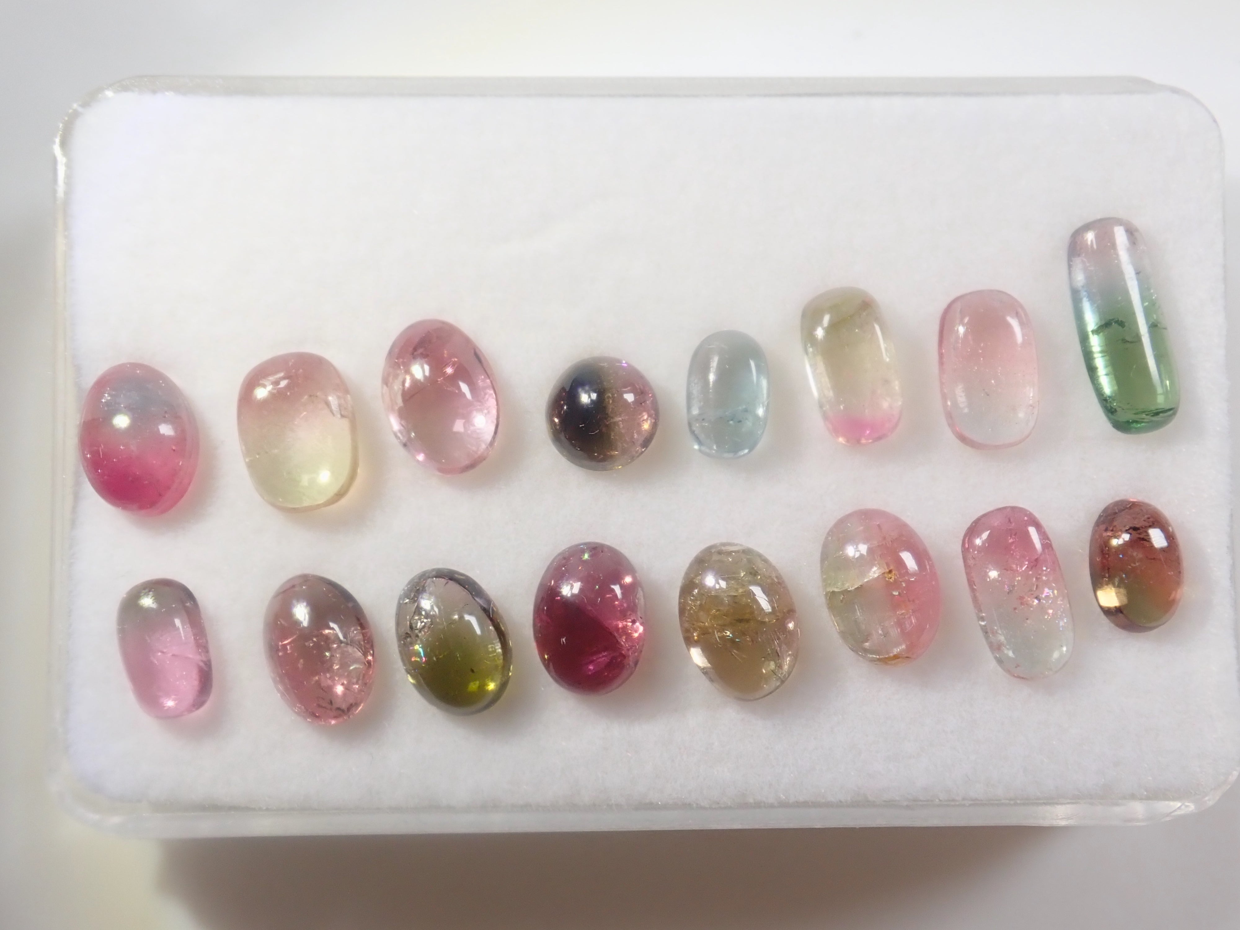 Limited to 10 stones: Brazilian Bicolor Tourmaline (Baguette Cut) - 1 loose stone. Discounts available for multiple purchases.