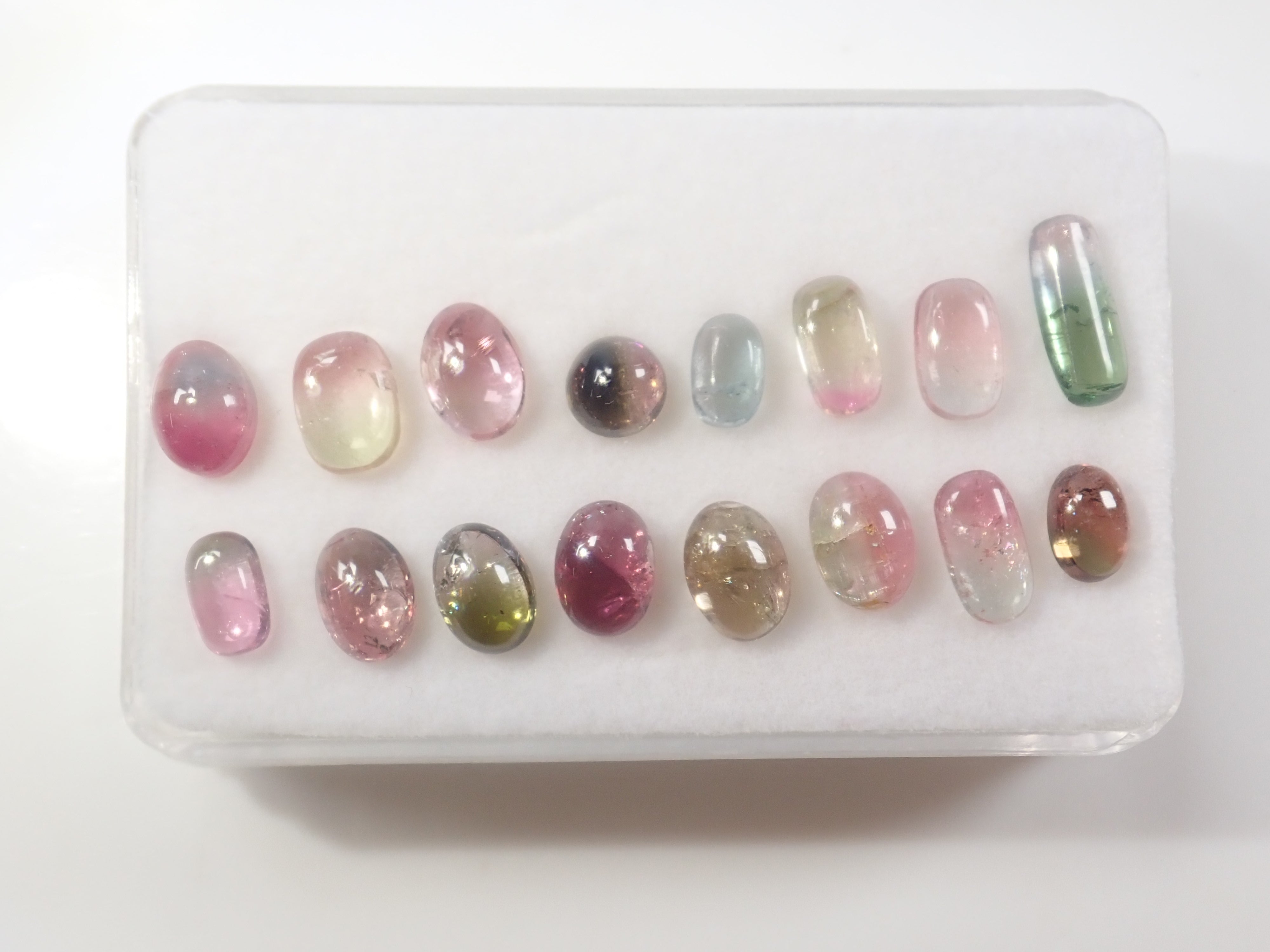 Limited to 10 stones: Brazilian Bicolor Tourmaline (Baguette Cut) - 1 loose stone. Discounts available for multiple purchases.