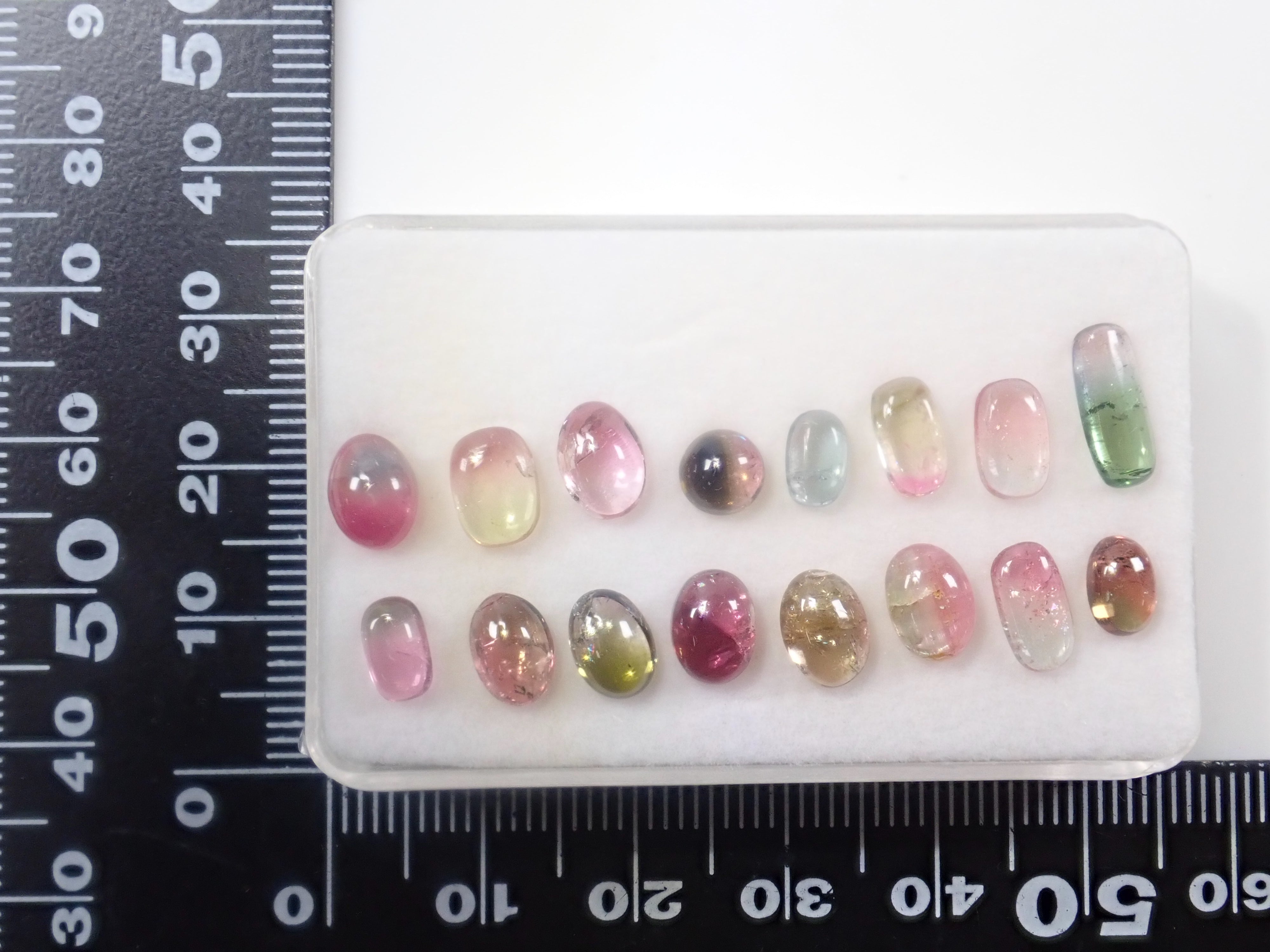Limited to 10 stones: Brazilian Bicolor Tourmaline (Baguette Cut) - 1 loose stone. Discounts available for multiple purchases.