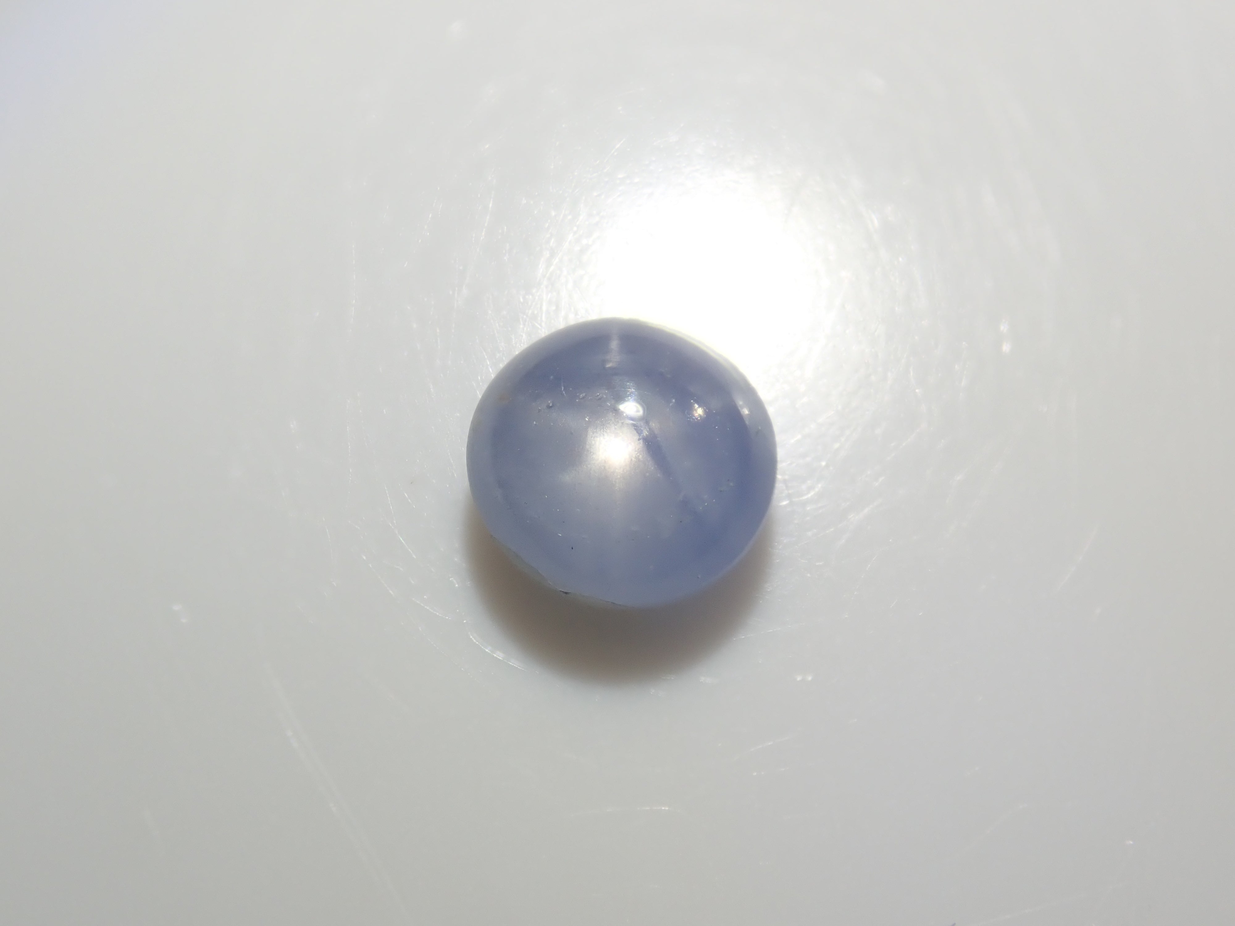 [On sale at 10pm on 6/22] {Limited to 8 stones} 1 loose star sapphire from Sri Lanka (5mm, round cabochon cut) {Multiple purchase discounts available}
