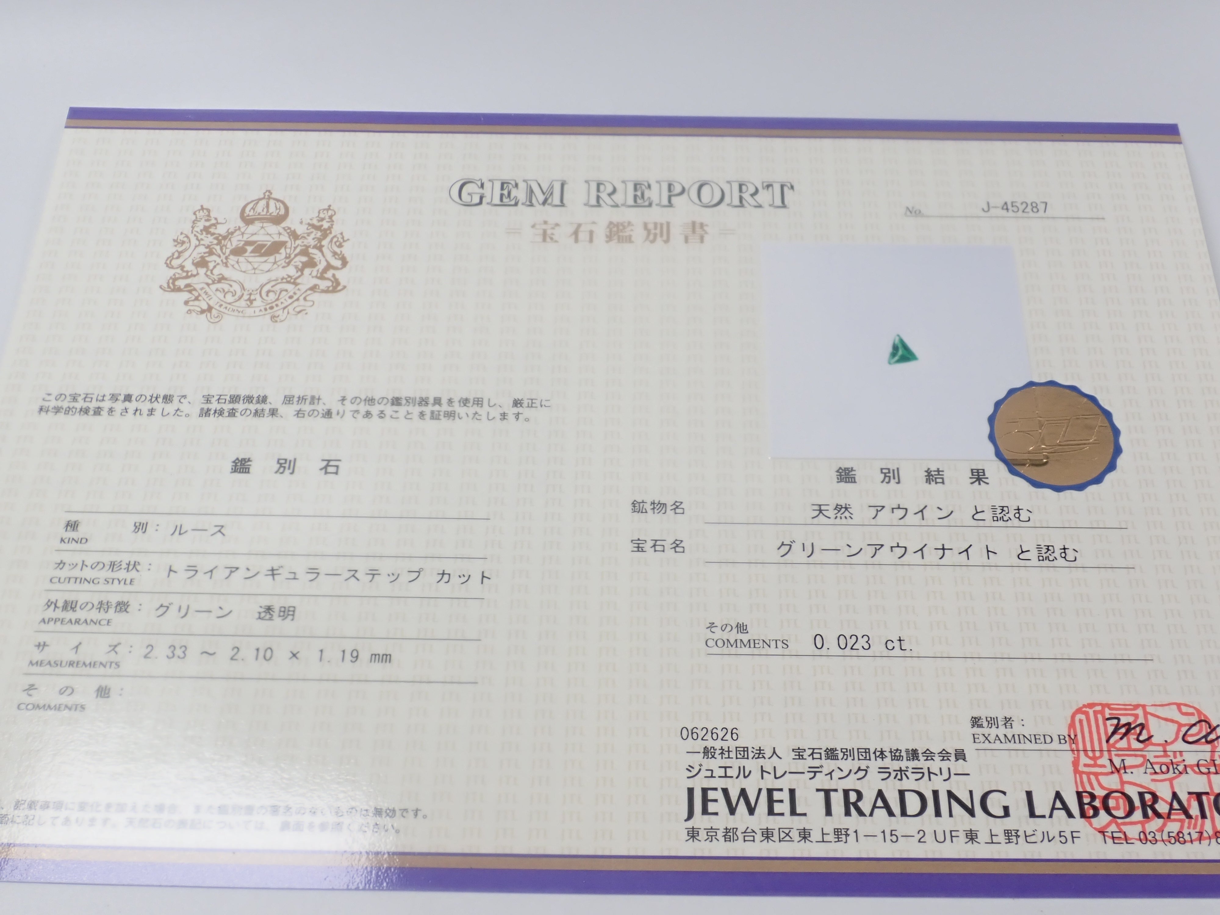 【等待鑒定證書】《香港採購品・限量8顆》阿富汗產綠色藍方石1顆裸石《多件購買享折扣》