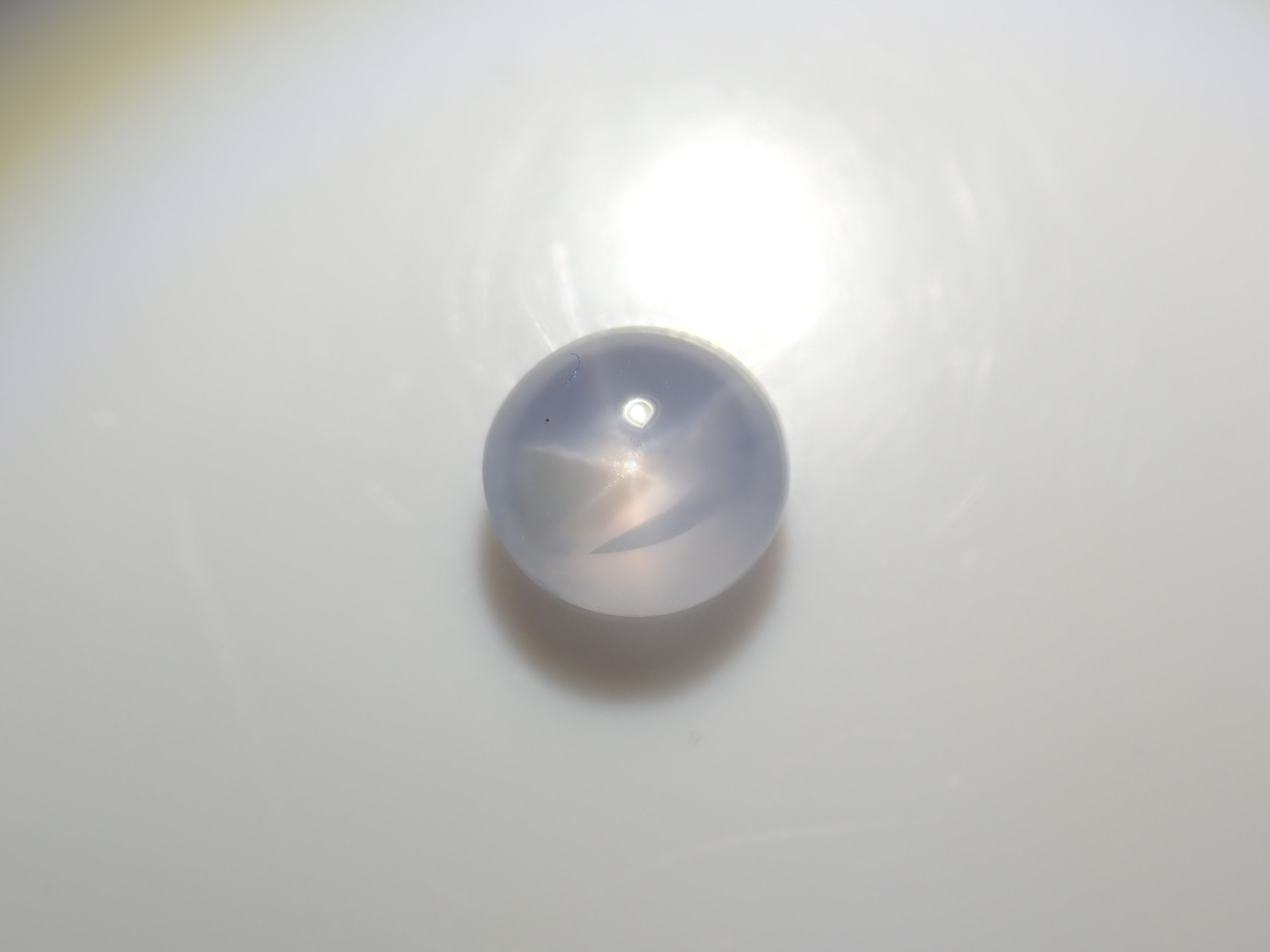 [On sale at 10pm on 6/22] {Limited to 8 stones} 1 loose star sapphire from Sri Lanka (5mm, round cabochon cut) {Multiple purchase discounts available}