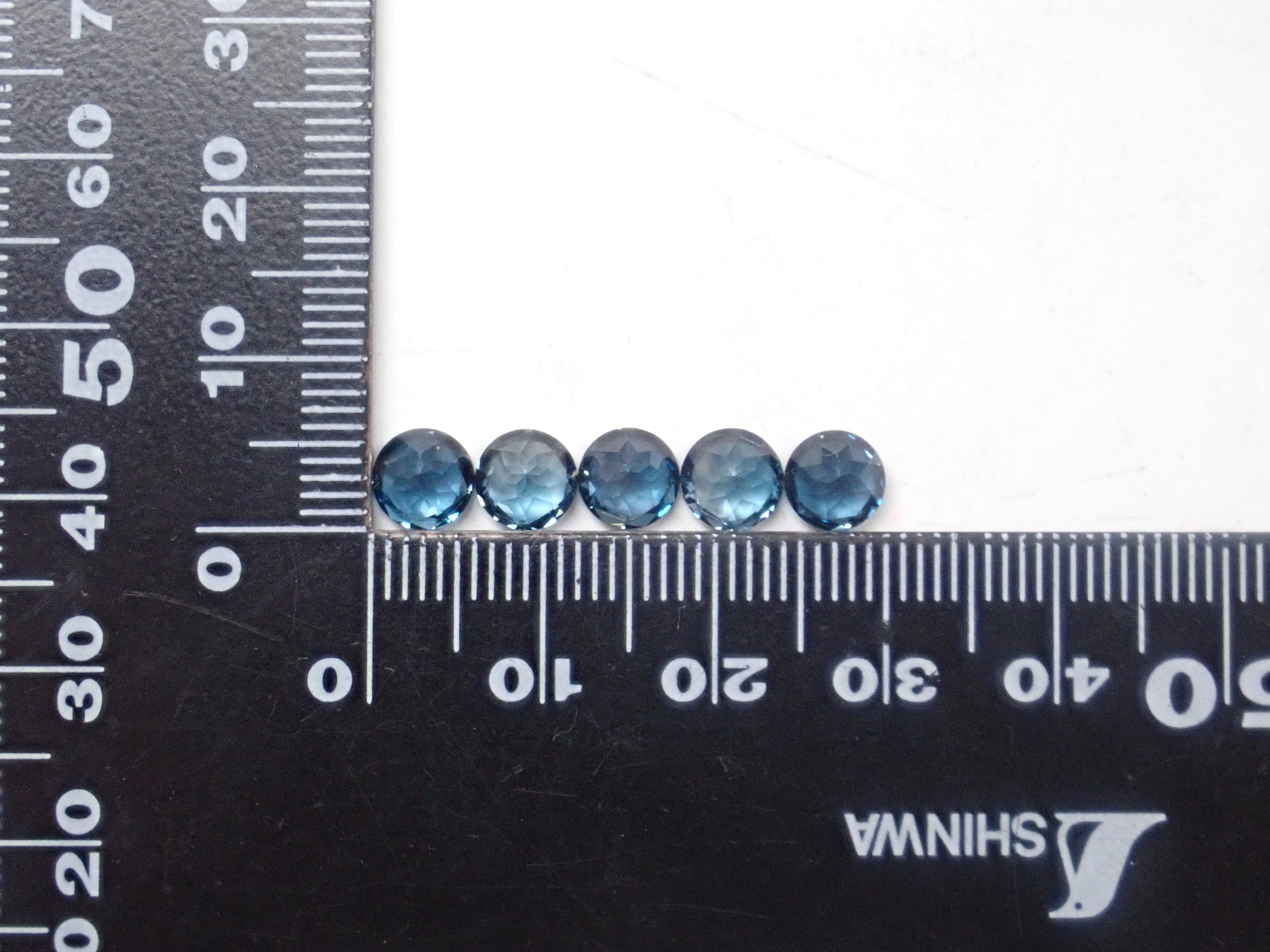 Brazilian London Blue Topaz 1 Stone Loose (6mm, Round Cut) {Multiple Purchase Discounts Available}