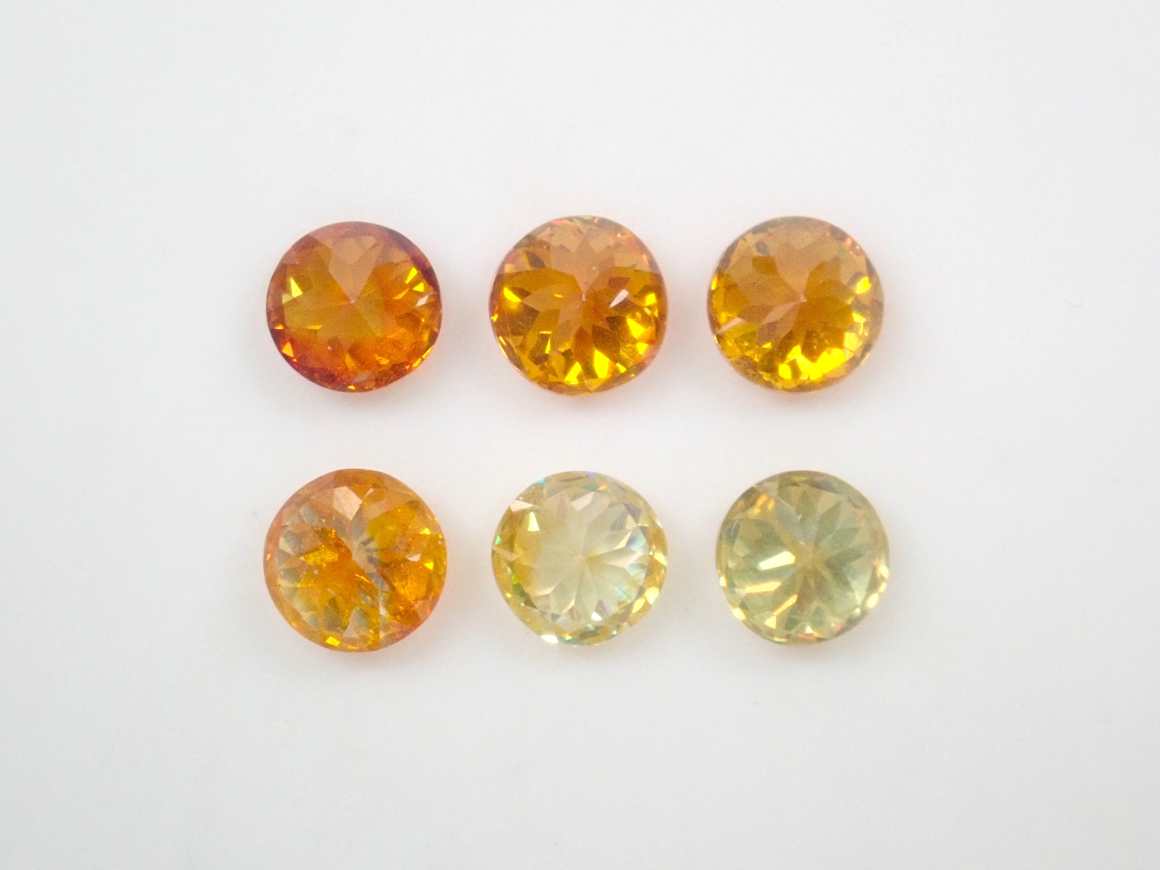 Spanish Sphalerite 1 stone loose (round cut, 4mm) {Multiple purchase discount available}