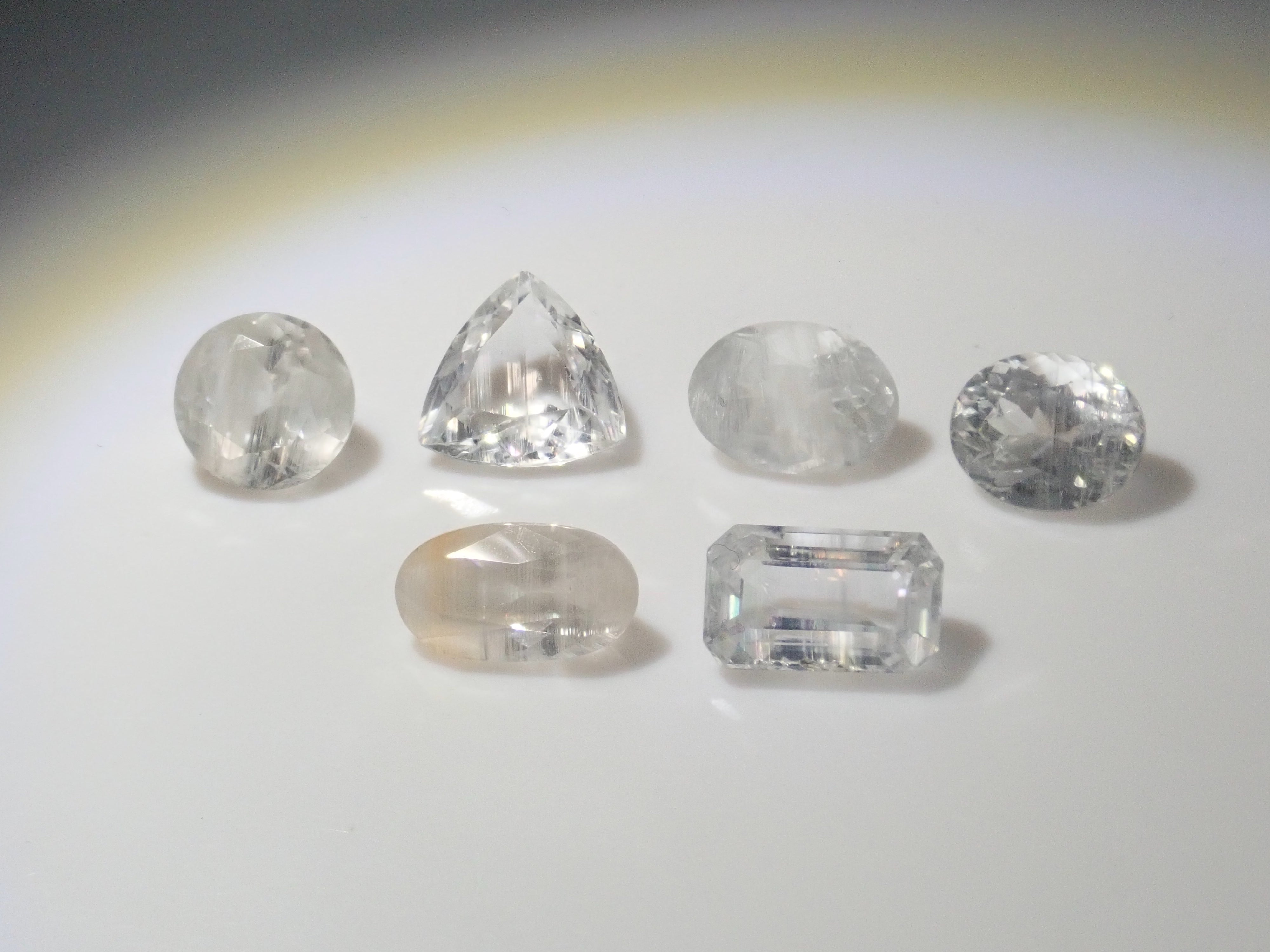 Limited to 6 stones: 1 loose Madagascar needle-in topaz (average 2.1 carats) Multiple purchase discounts available