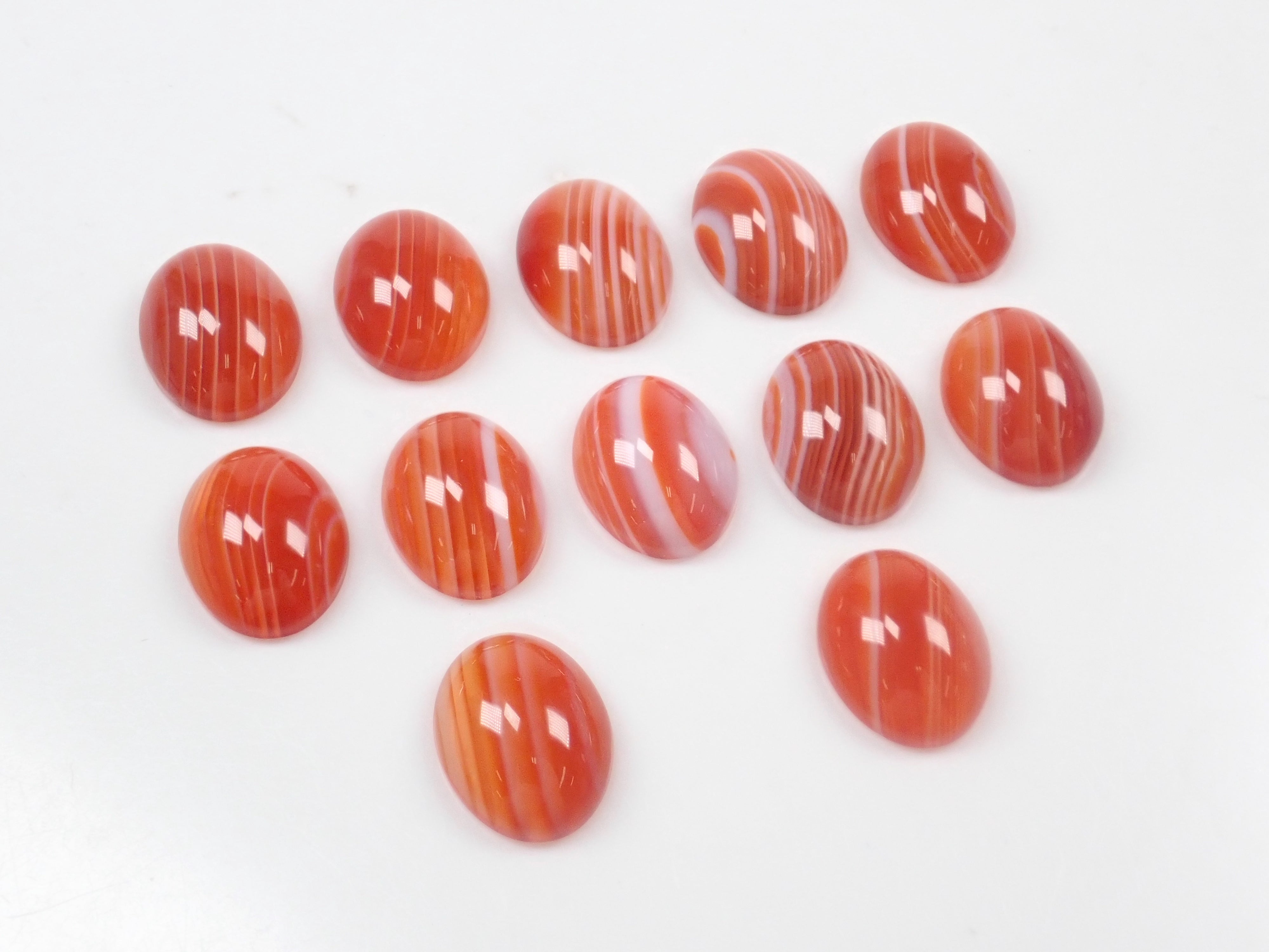 [On sale at 22:00 on 9/13] [Limited to 12 stones] August birthstone sardonyx (16 x 12 mm) 1 loose stone [Multiple purchase discounts available]