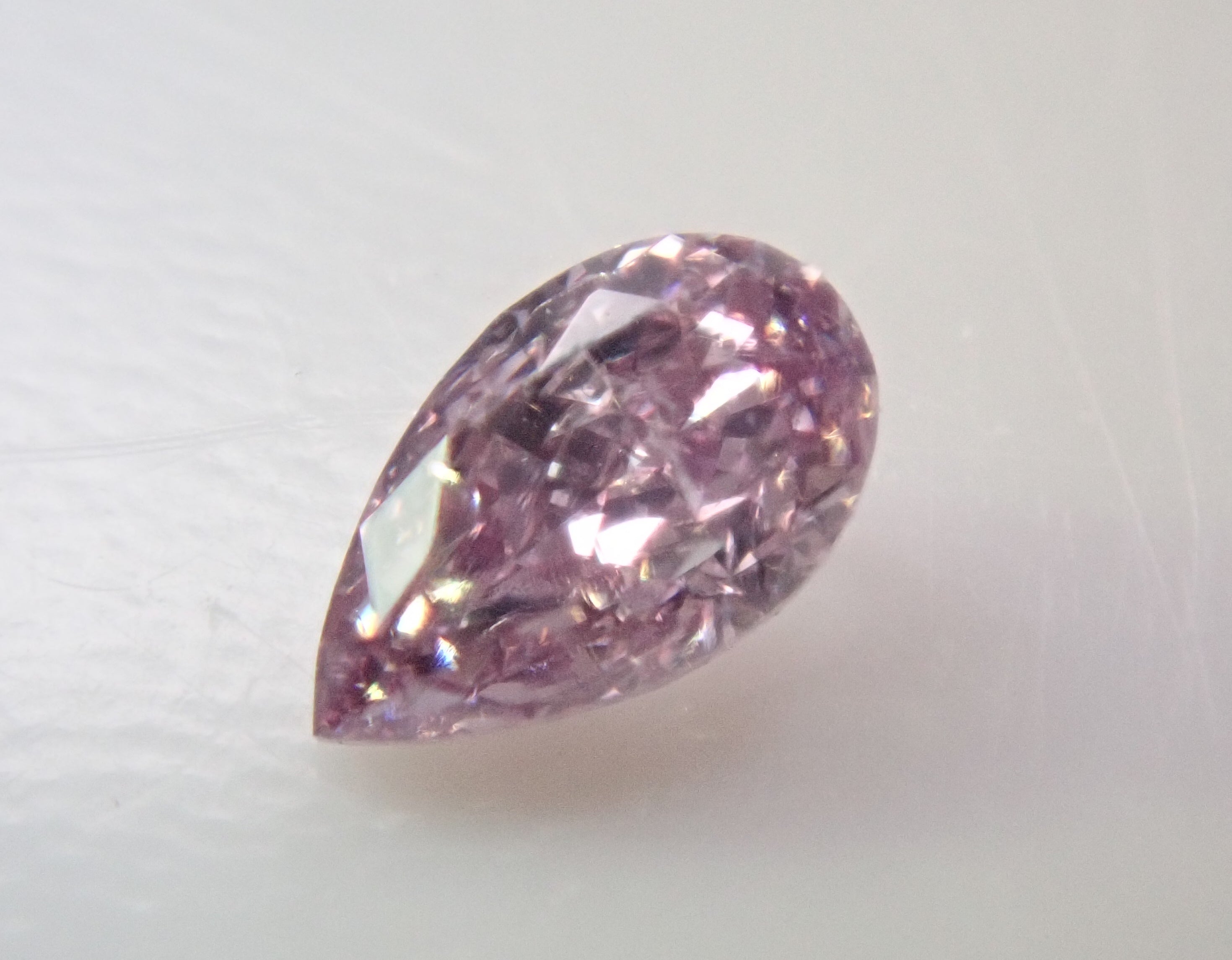 ピンクダイヤモンド 0.037ctルース(FANCY INTENSE PURPLE PINK, SI2)
