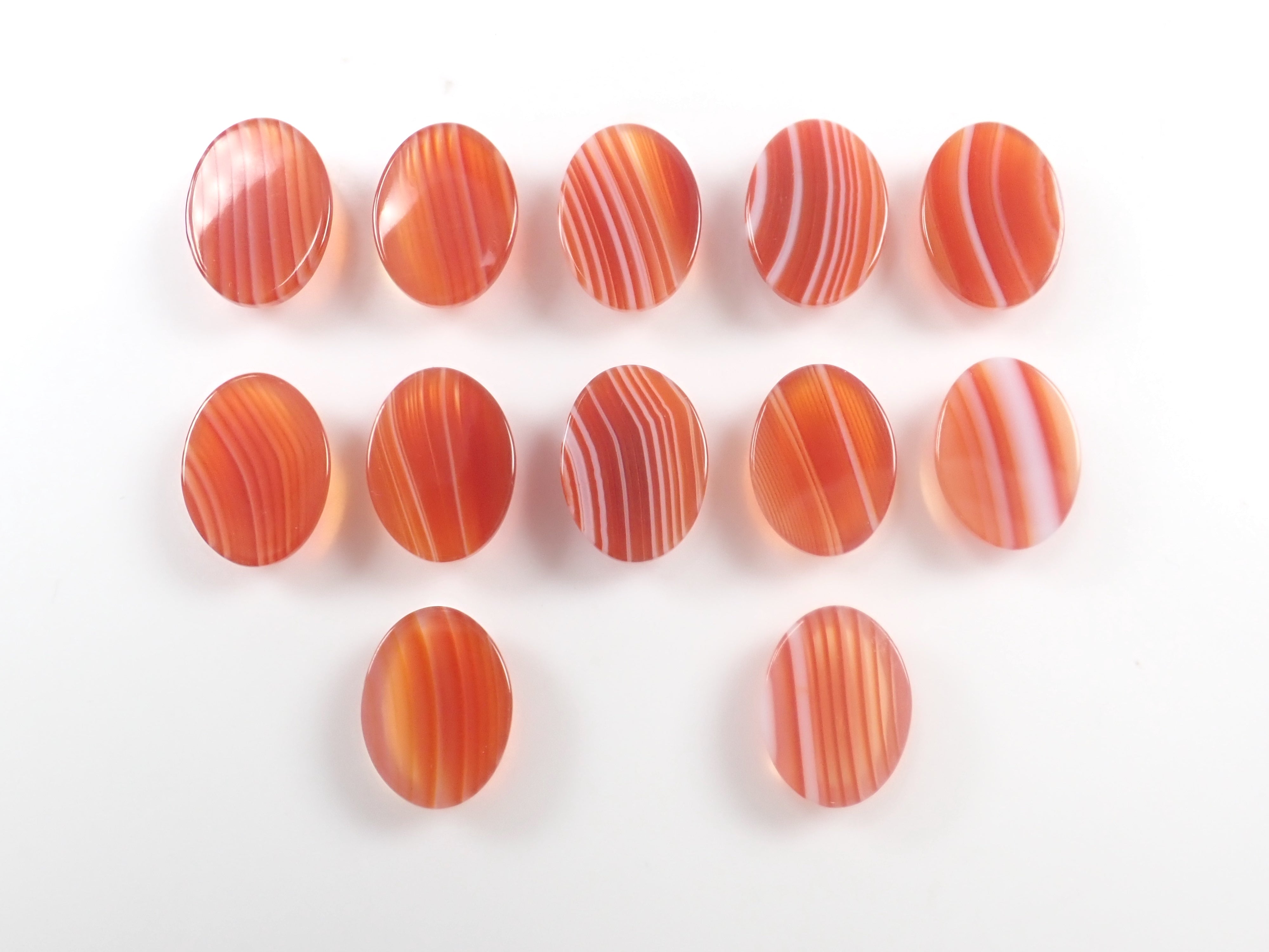 [On sale at 22:00 on 9/13] [Limited to 12 stones] August birthstone sardonyx (16 x 12 mm) 1 loose stone [Multiple purchase discounts available]