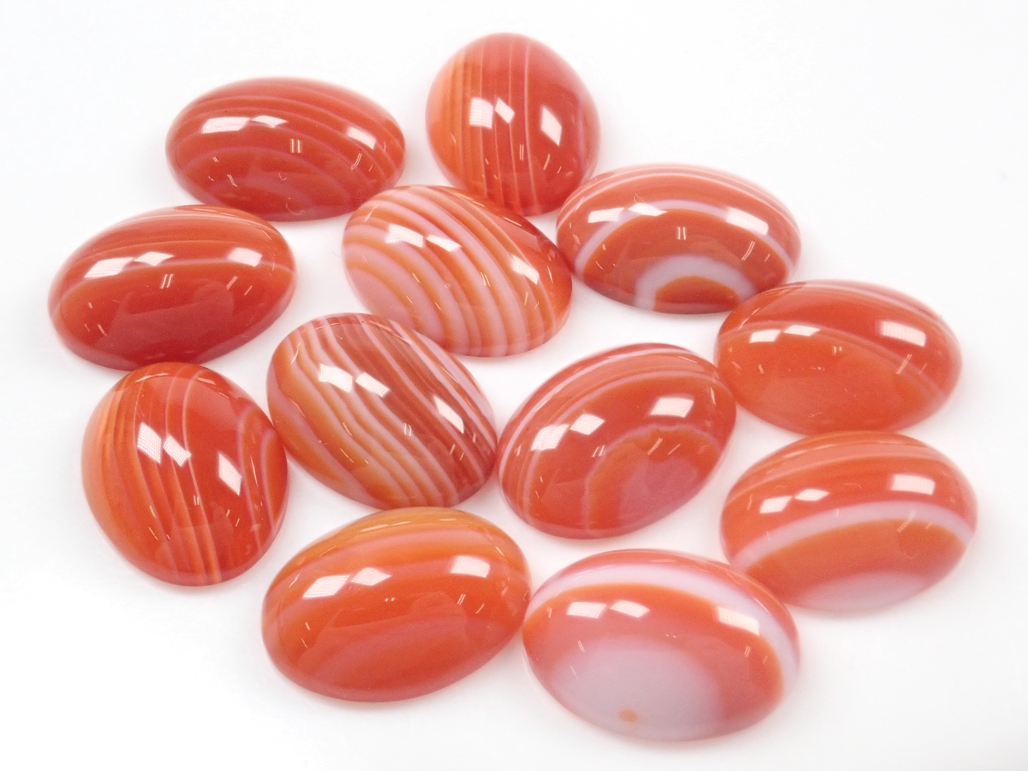 [On sale at 22:00 on 9/13] [Limited to 12 stones] August birthstone sardonyx (16 x 12 mm) 1 loose stone [Multiple purchase discounts available]