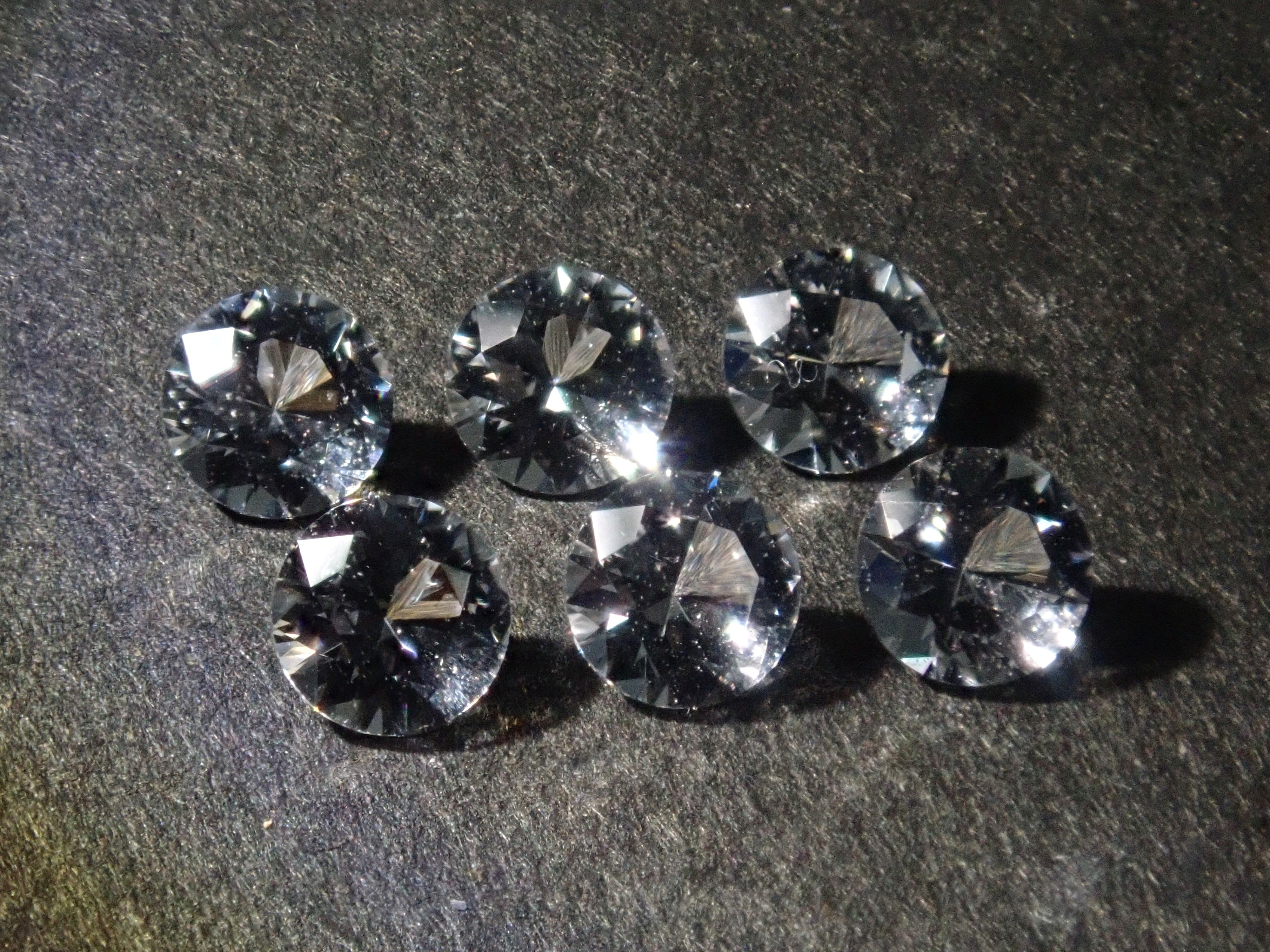 Limited to 6 stones: Russian phenakite (round cut, 3.3mm) 1 loose stone. Discounts available for multiple purchases.