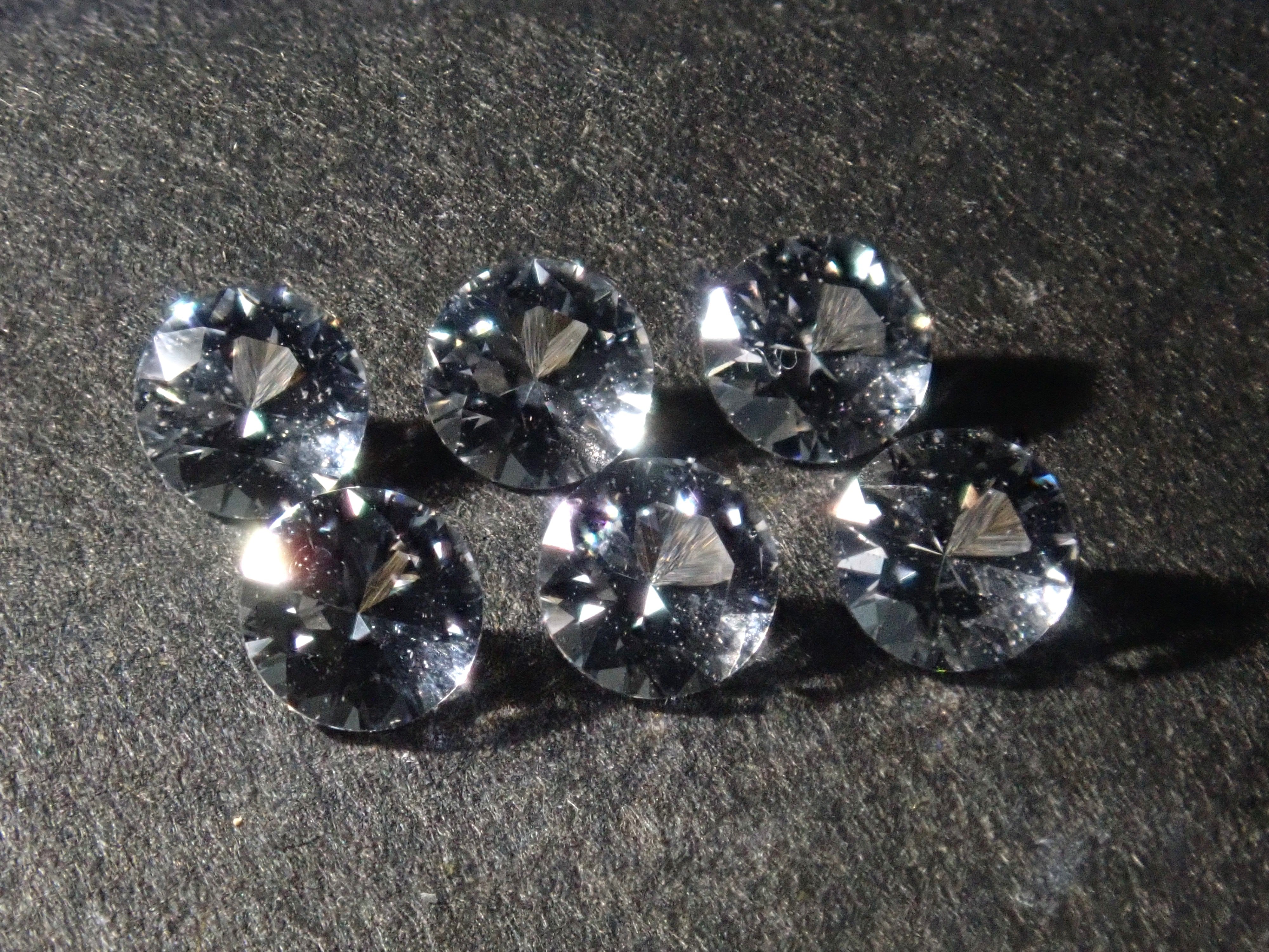 Limited to 6 stones: Russian phenakite (round cut, 3.3mm) 1 loose stone. Discounts available for multiple purchases.