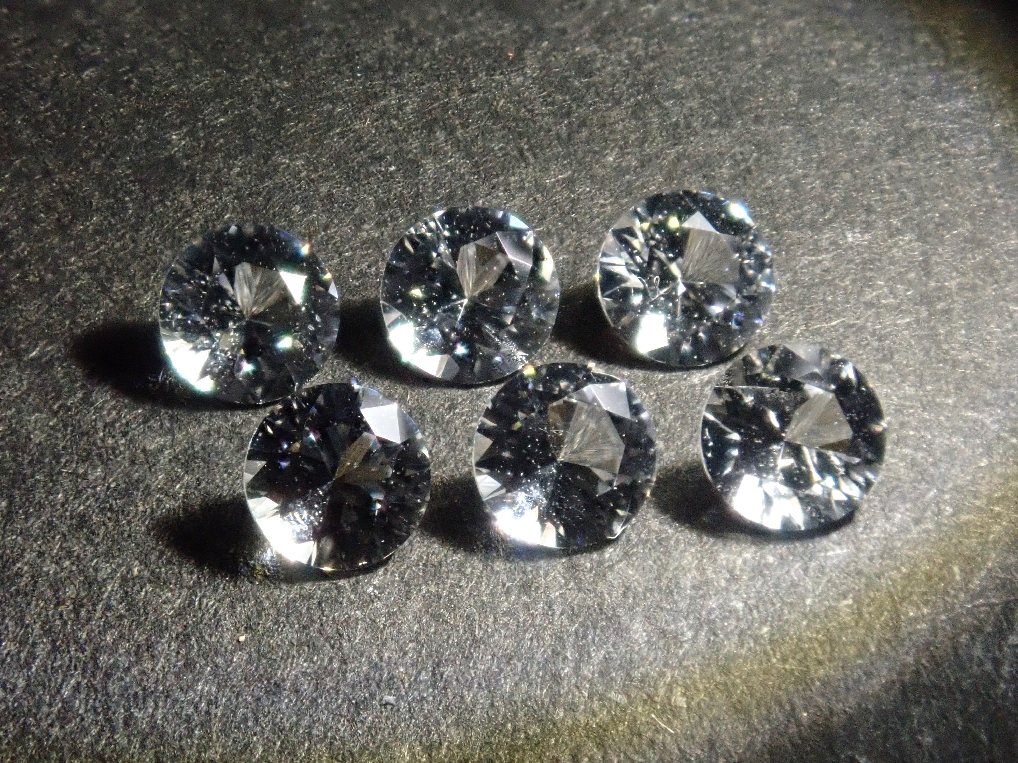 Limited to 6 stones: Russian phenakite (round cut, 3.3mm) 1 loose stone. Discounts available for multiple purchases.