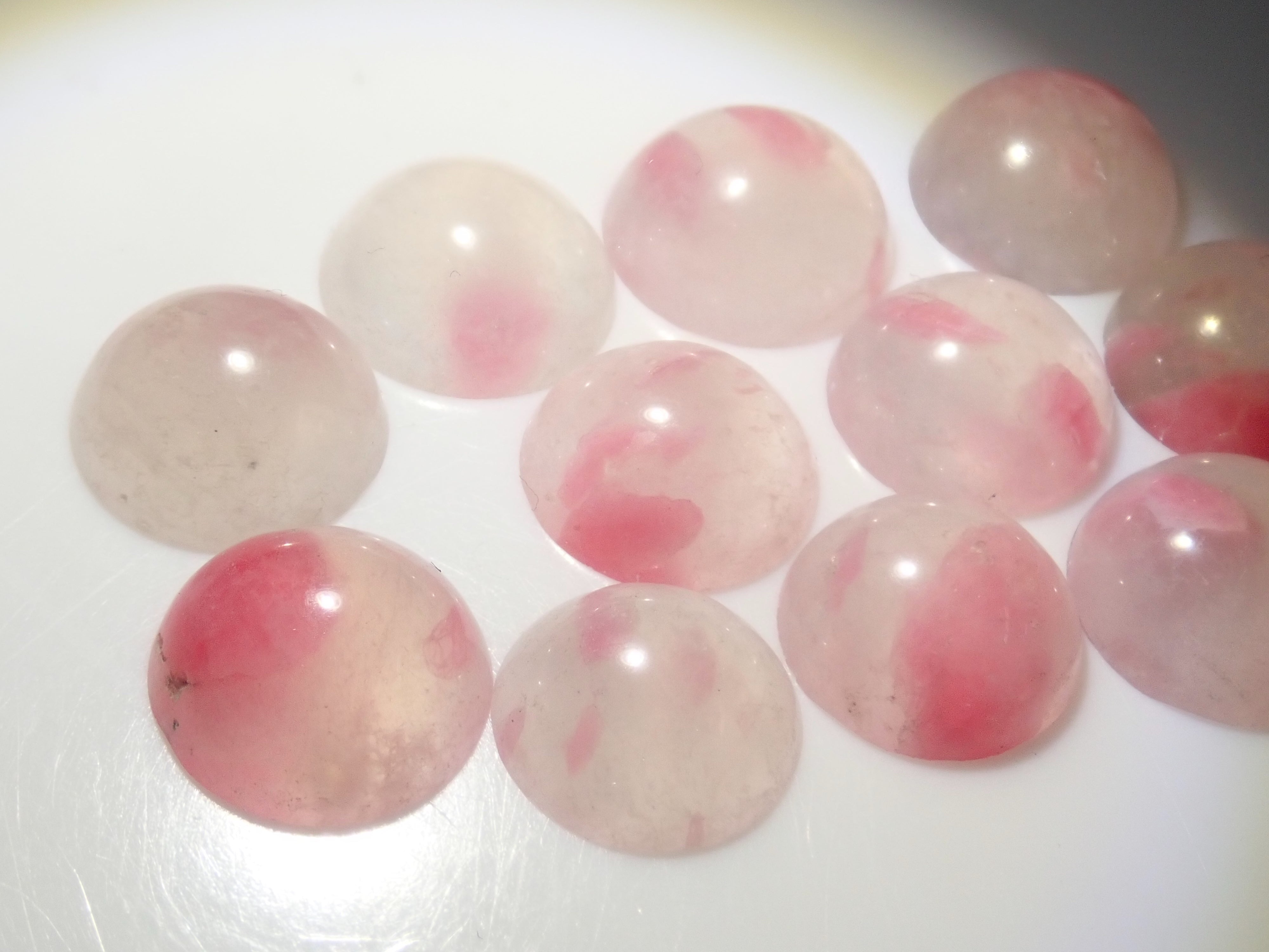 【5/18 22時販売】《限定11石》ブラジル産ロードナイトインクォーツ（カボション,7.5-8.5mm）1石ルース《複数購入割引有》