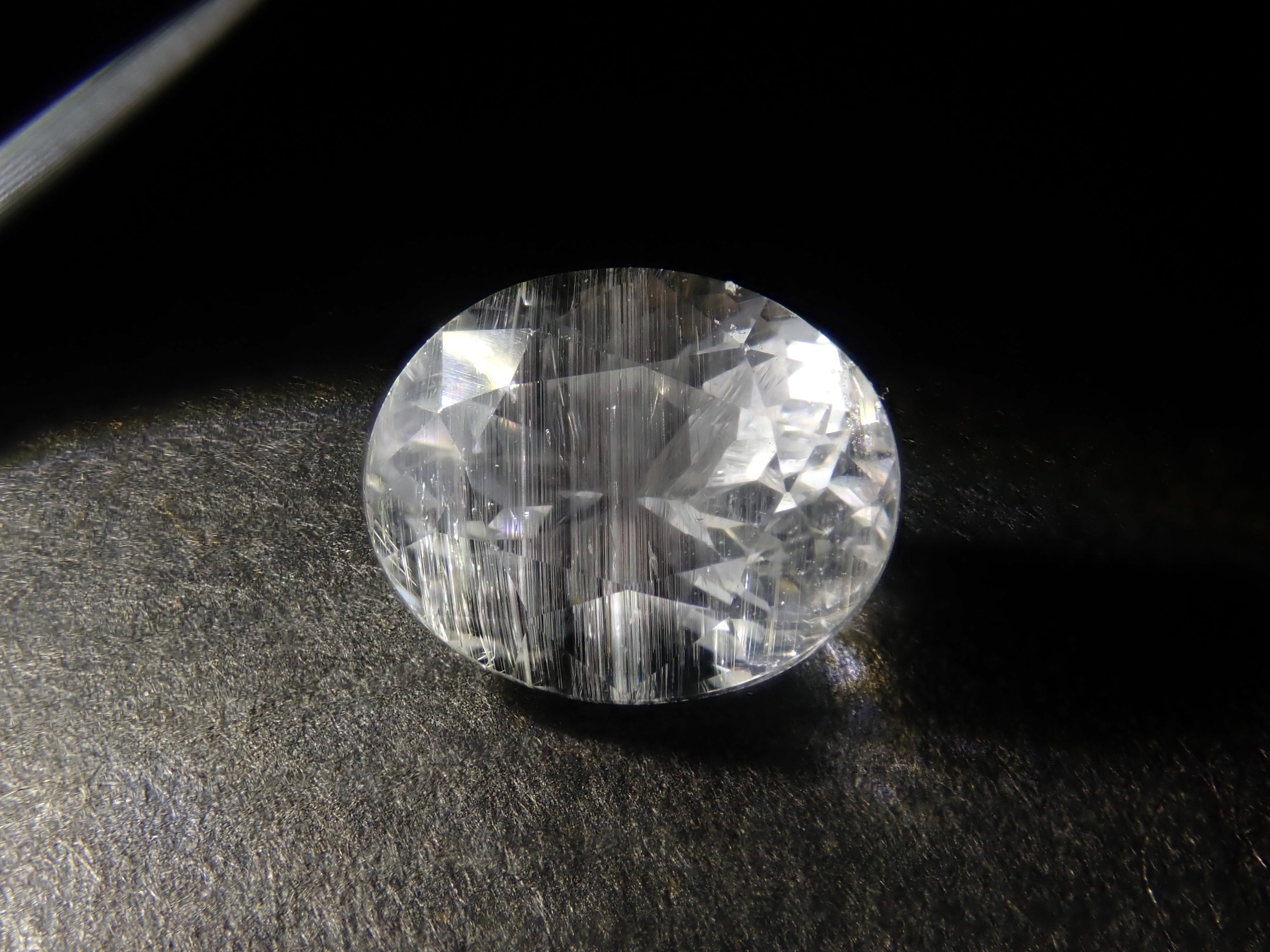 Limited to 6 stones: 1 loose Madagascar needle-in topaz (average 2.1 carats) Multiple purchase discounts available