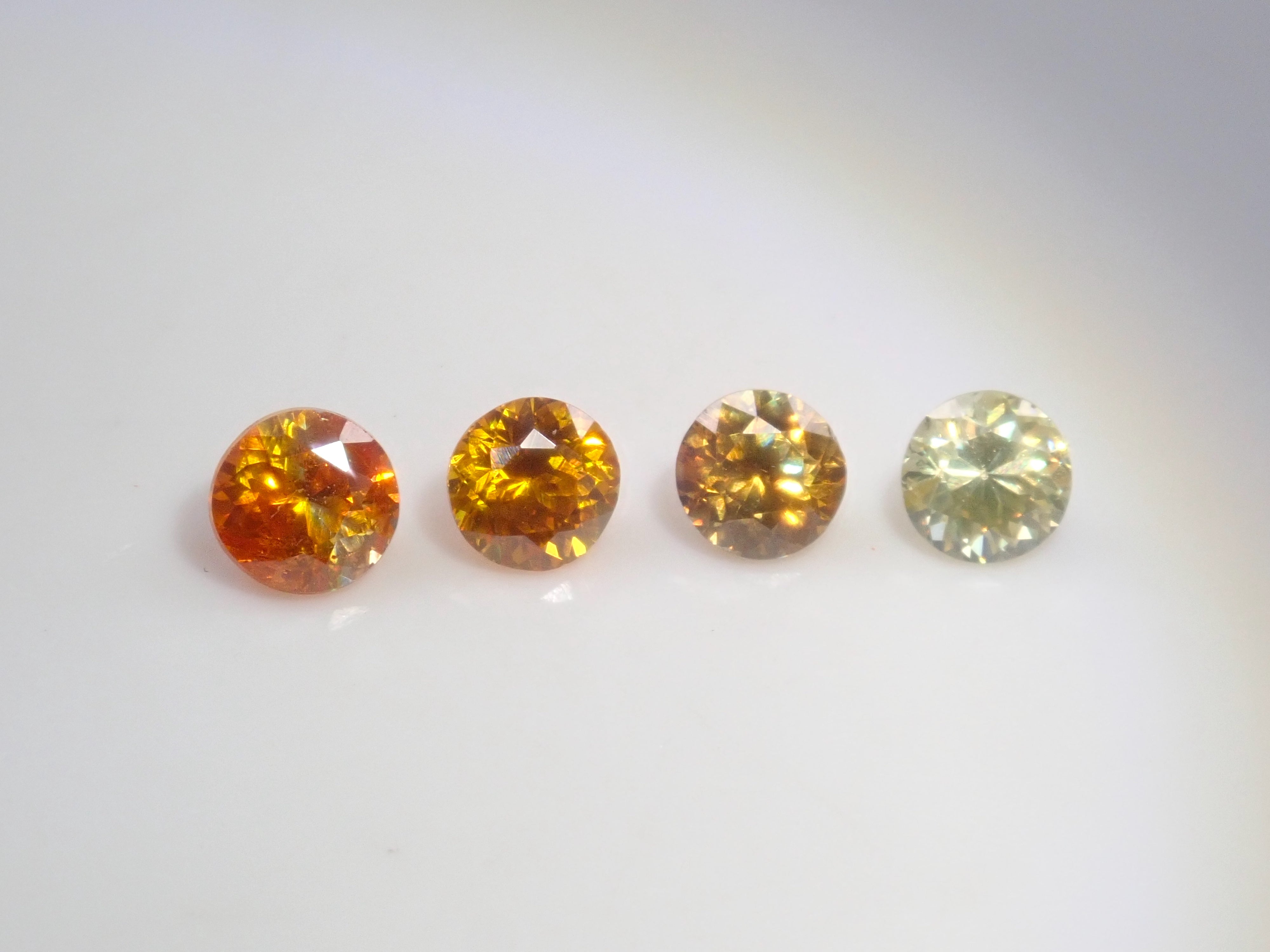 Limited to 4 stones: 1 loose sphalerite stone from Spain (round cut, 3.5mm) Multiple purchase discounts available