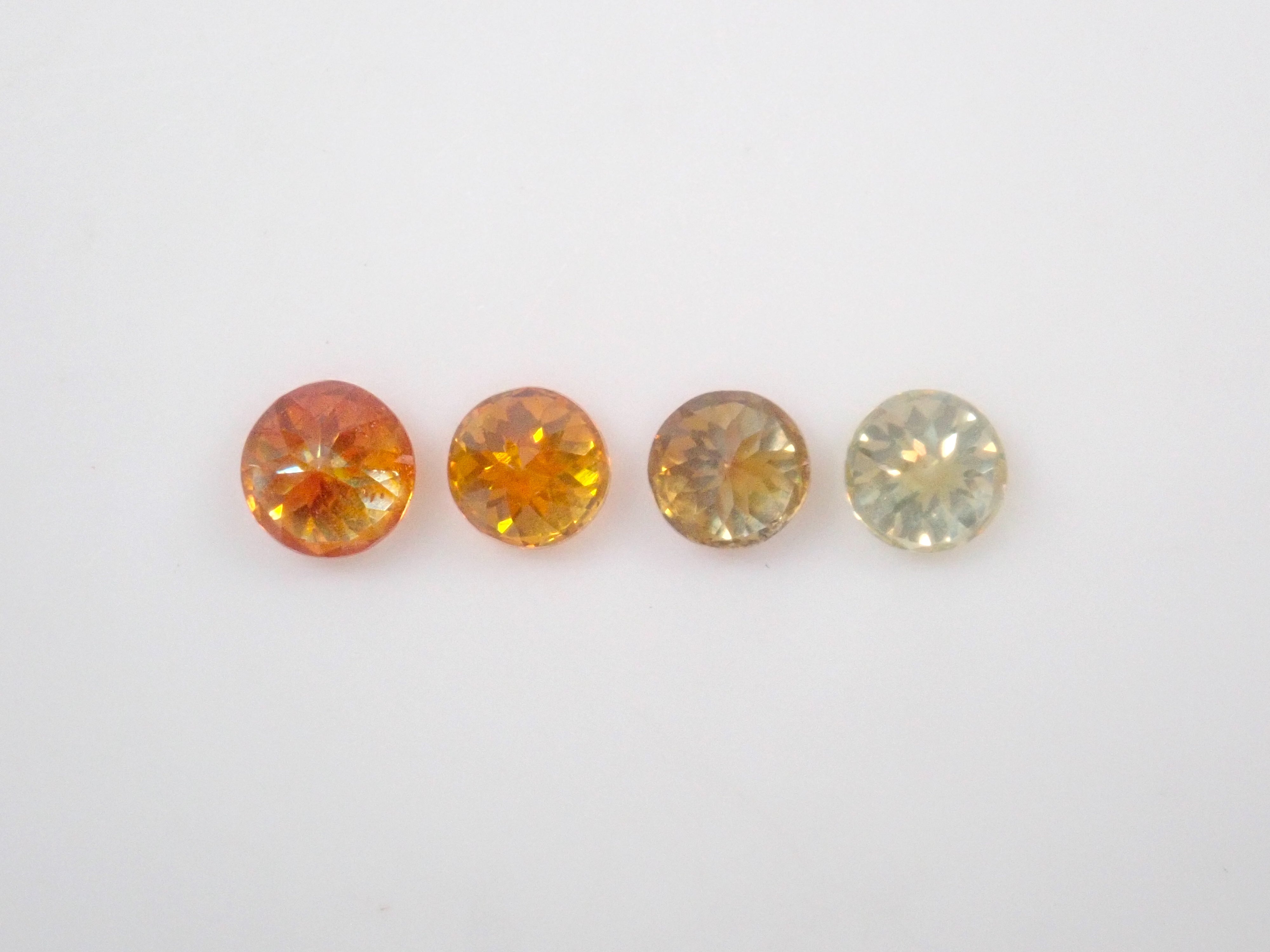 Limited to 4 stones: 1 loose sphalerite stone from Spain (round cut, 3.5mm) Multiple purchase discounts available