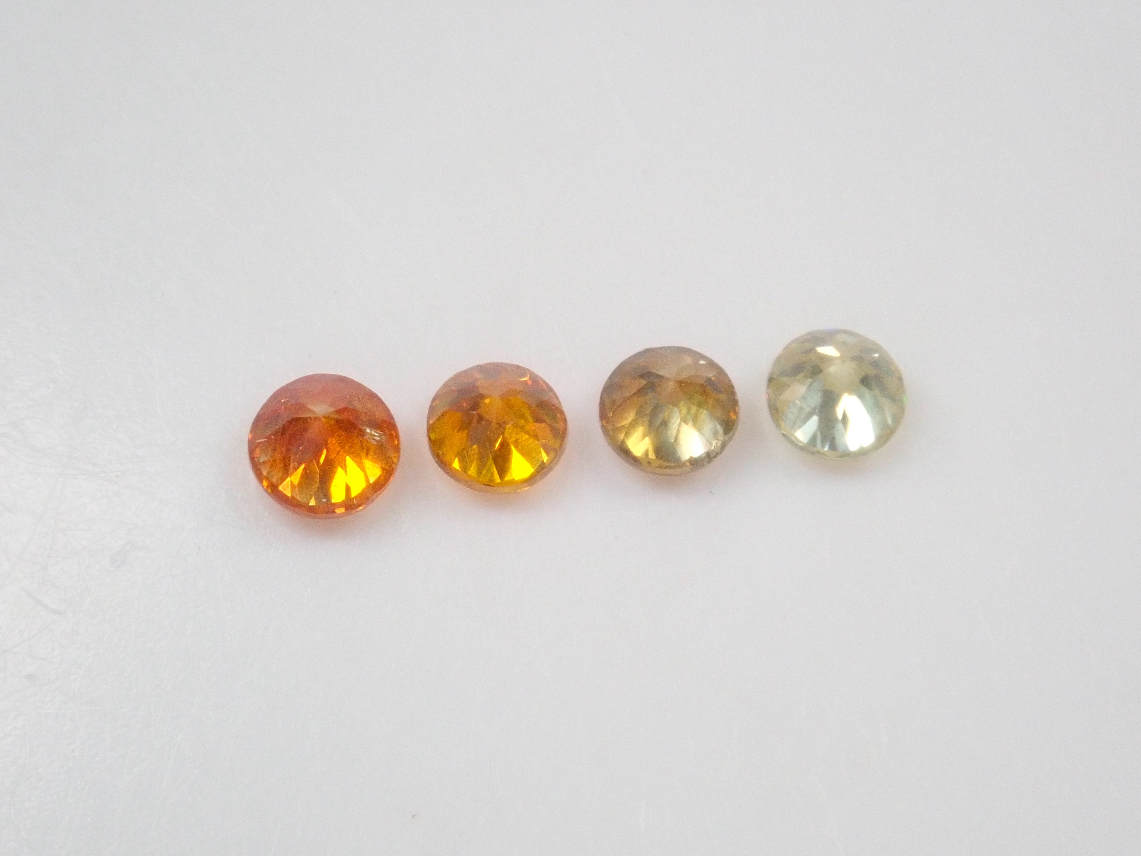 Limited to 4 stones: 1 loose sphalerite stone from Spain (round cut, 3.5mm) Multiple purchase discounts available