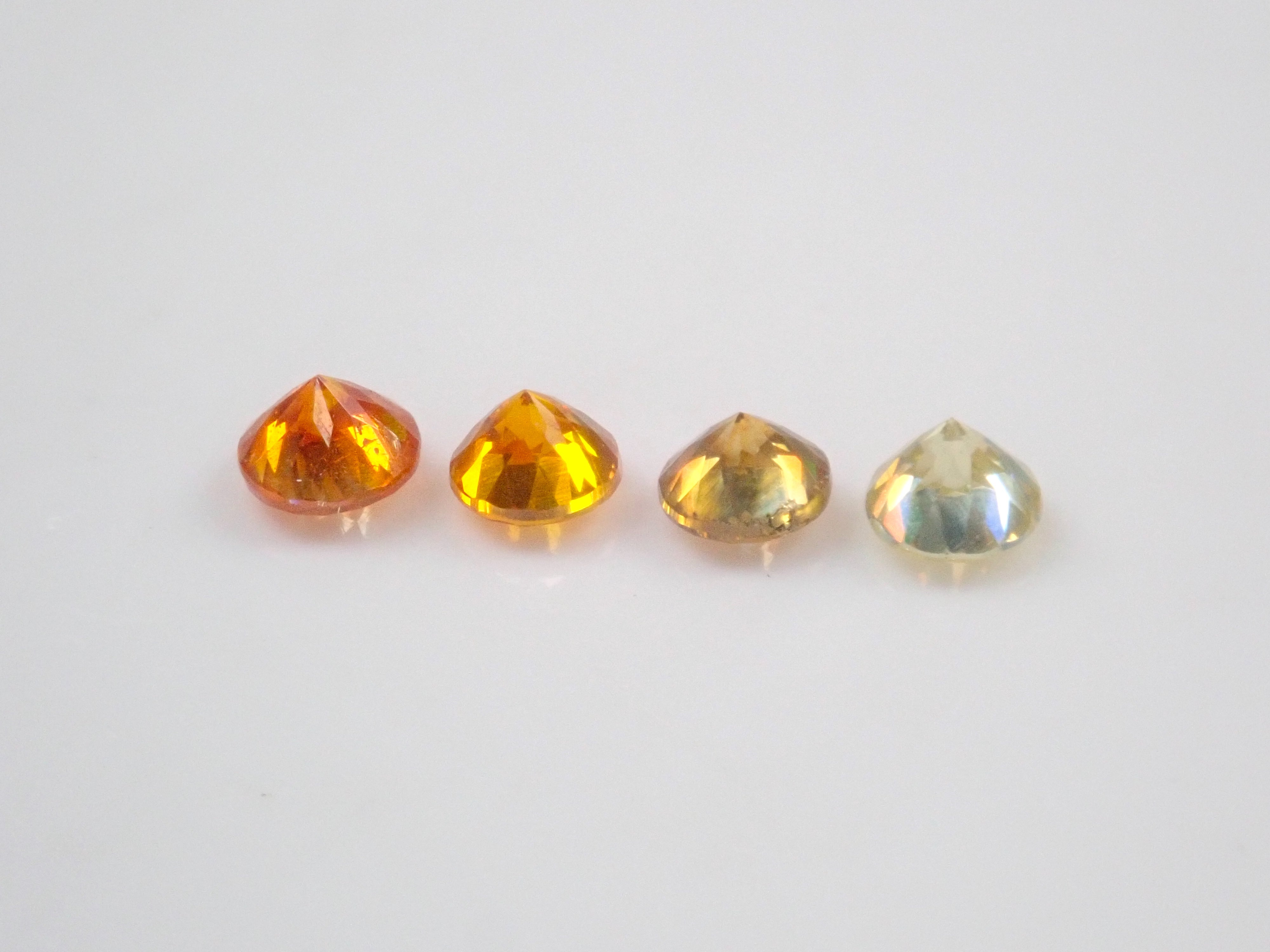 Limited to 4 stones: 1 loose sphalerite stone from Spain (round cut, 3.5mm) Multiple purchase discounts available