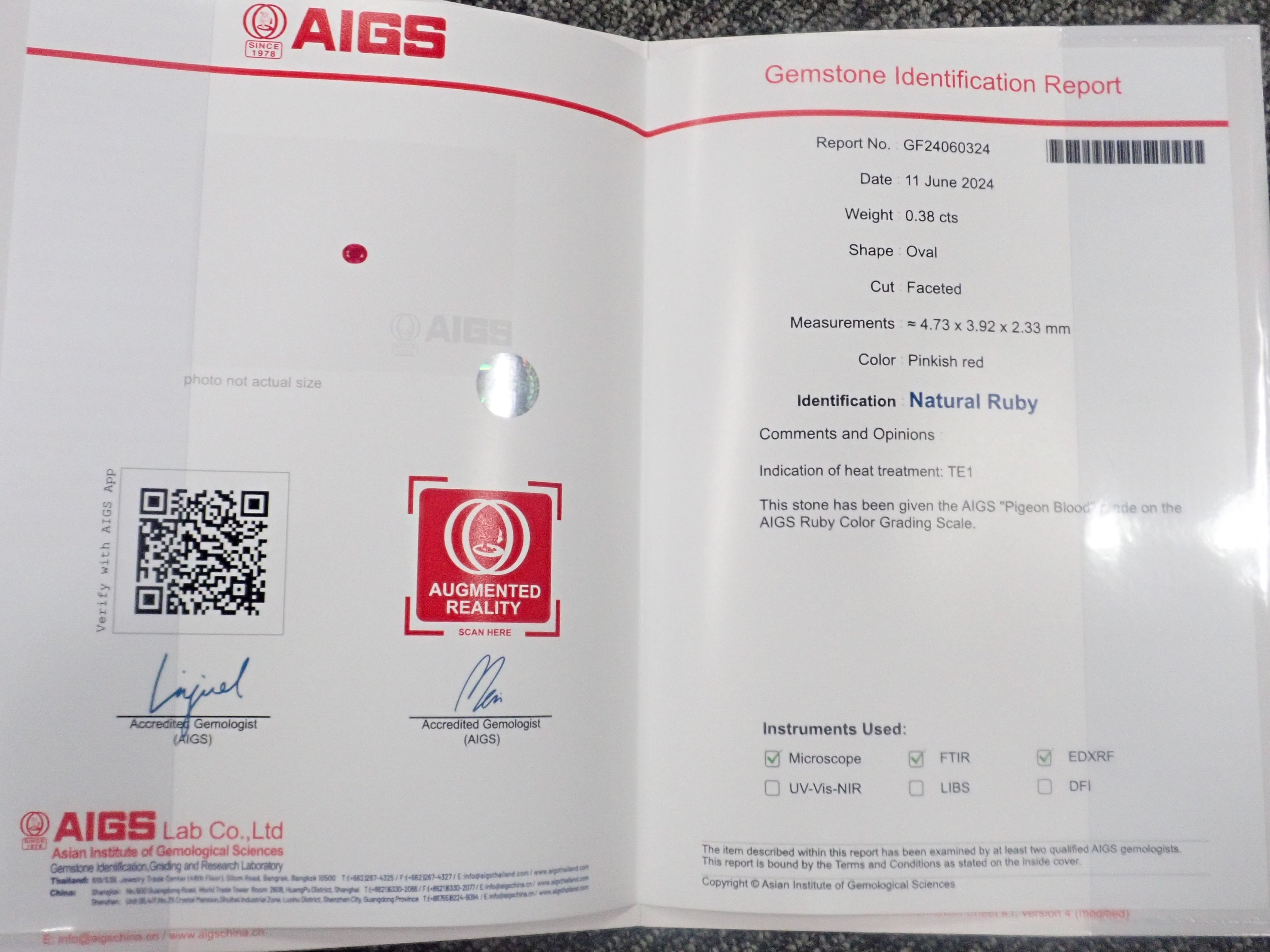 【12/22時販売】《限定15石》6万円相当のピジョンブラッドルビーAIGSを含む赤色宝石ガチャ💎ルビーやホットピンクサファイア《複数購入割引有》