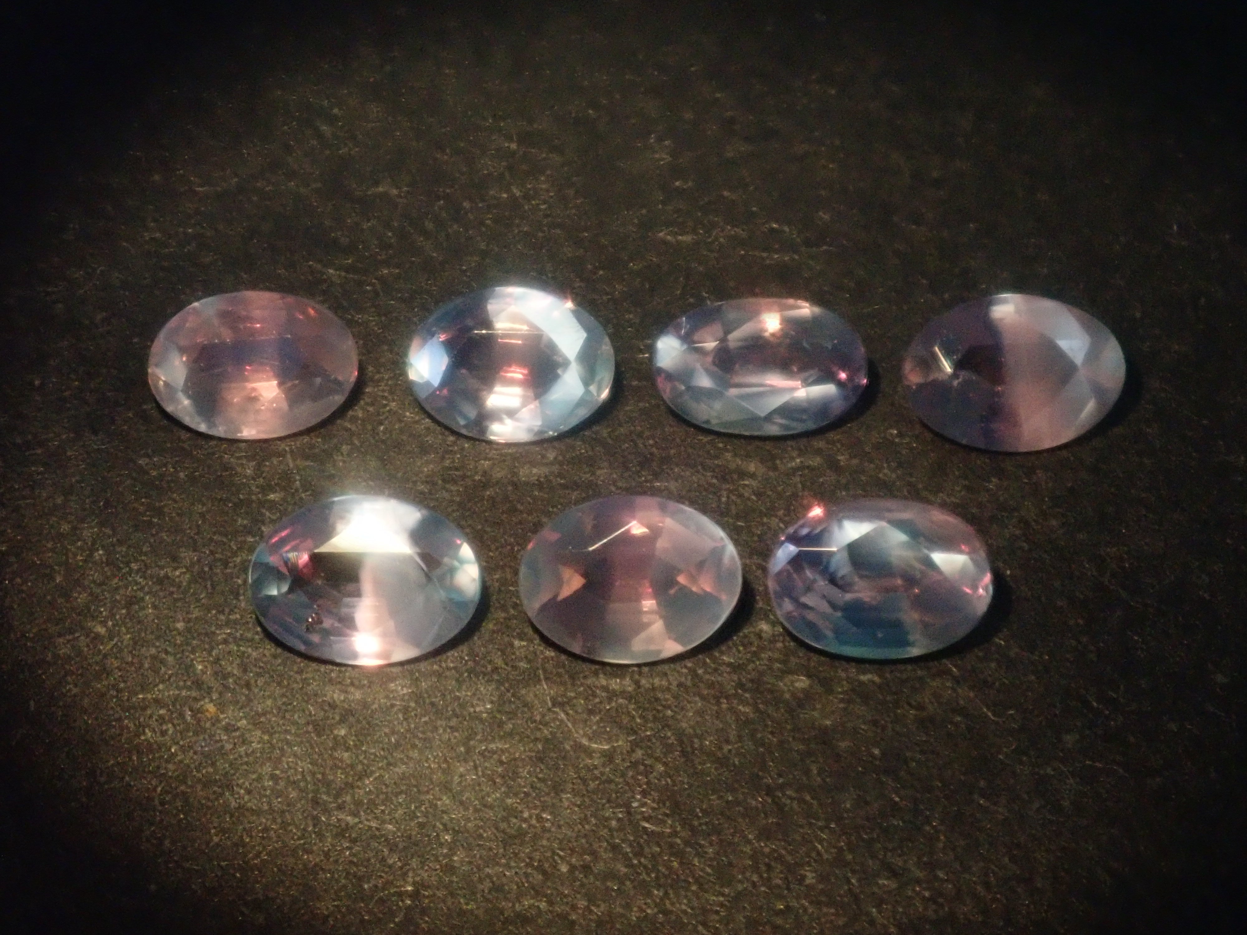 Limited 5 Stones: Synthetic Alexandrite Gacha (Princess Cut, 3.5-4.5mm) (Multi-Buy Discount Available)