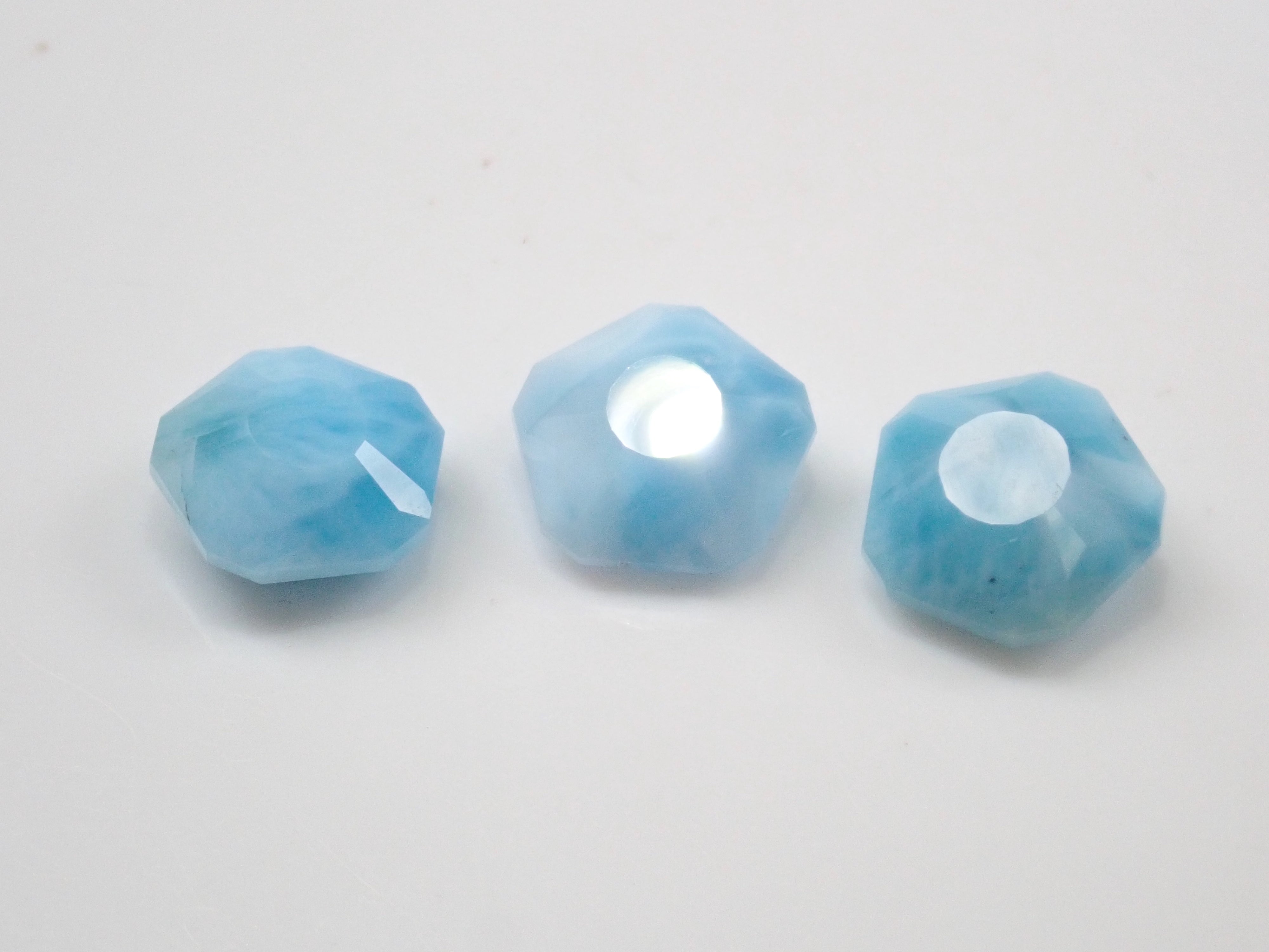 Limited to 3 stones [Mr. Sanje] Dominican Republic Larimar 1 stone loose [Multiple purchase discount available]