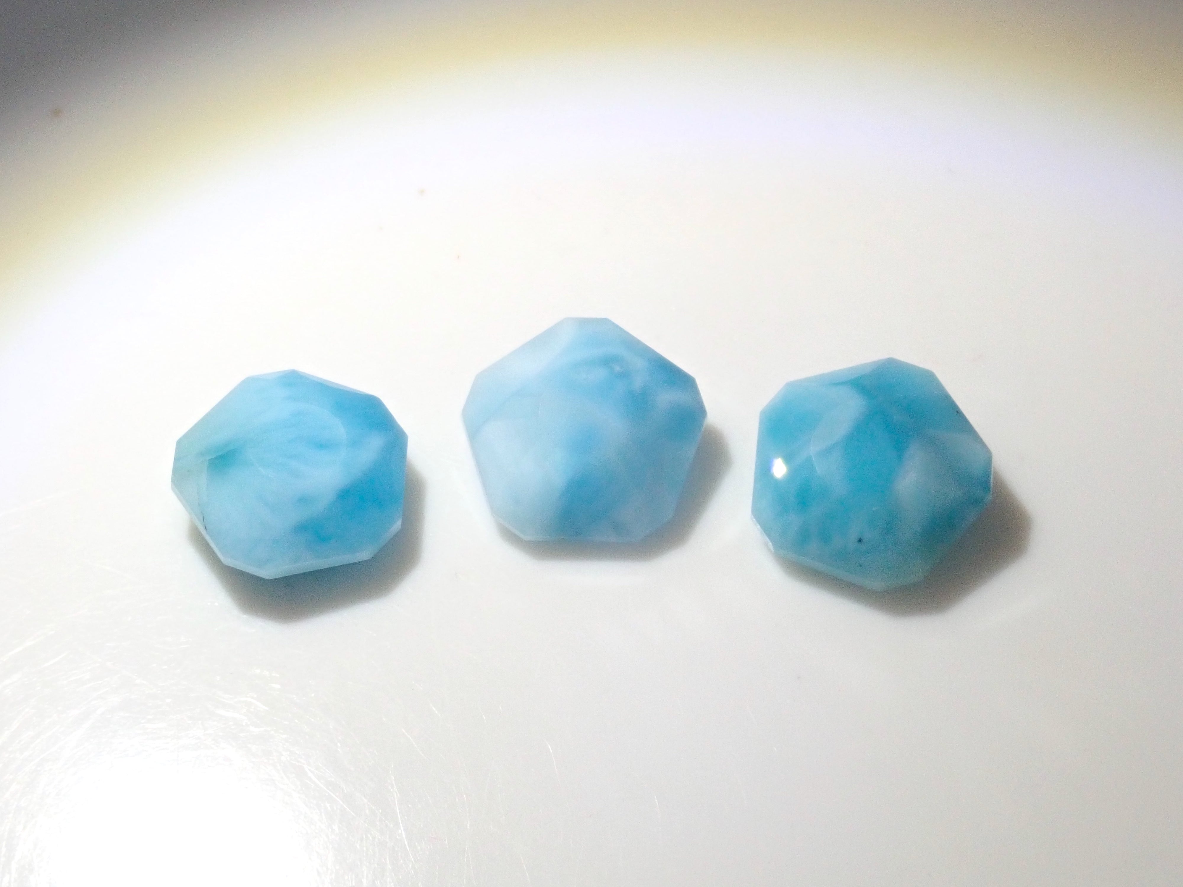 《限量3石》 [桑傑先生] 多明尼加共和國 1 石 Larimar 散裝 《多買有折扣》