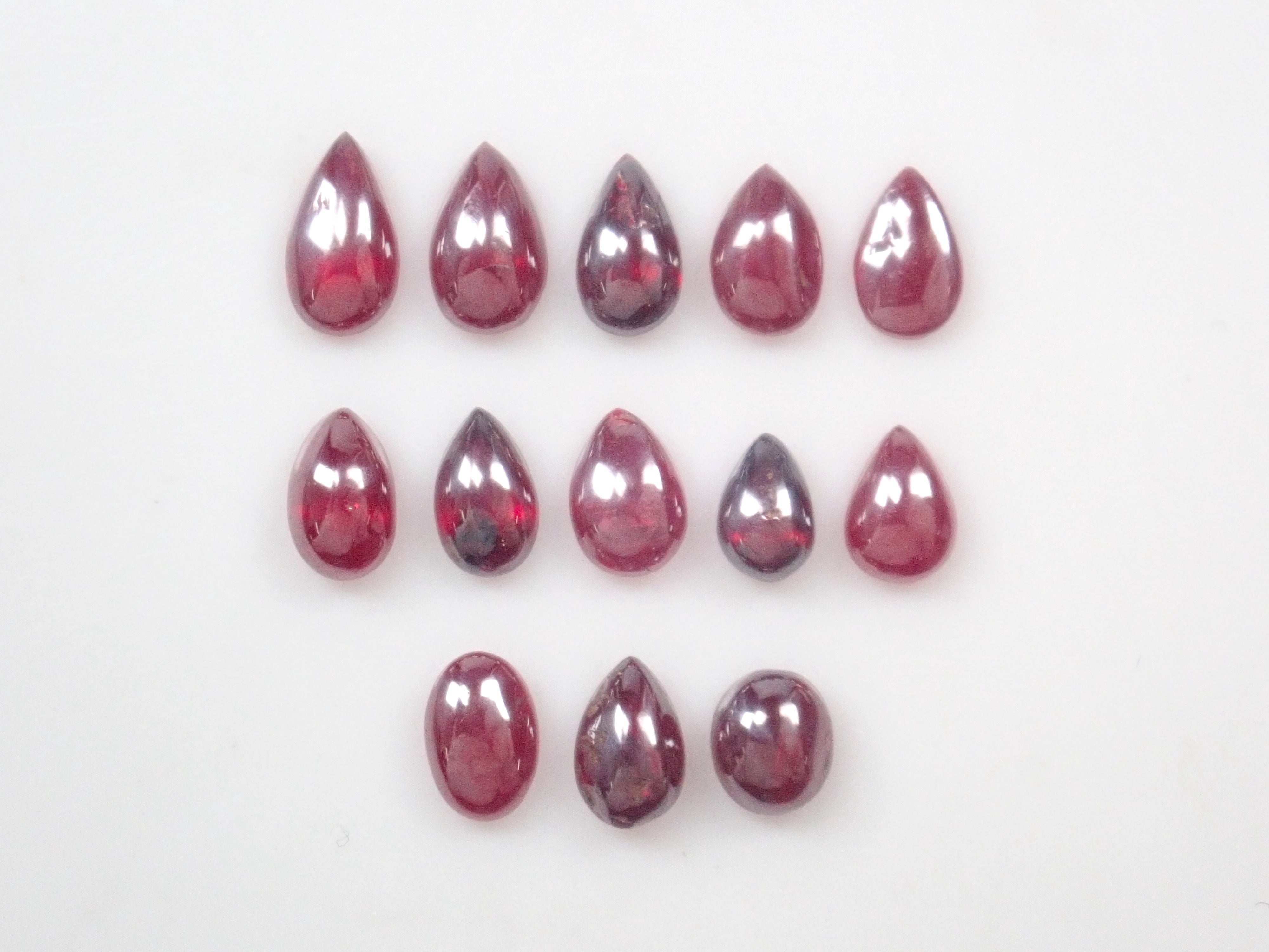 【3/7 22時販売】《限定15石》中国産シンシャ・辰砂1石ルース（平均0.5ct,全石鑑別書付き）《複数購入割引有》