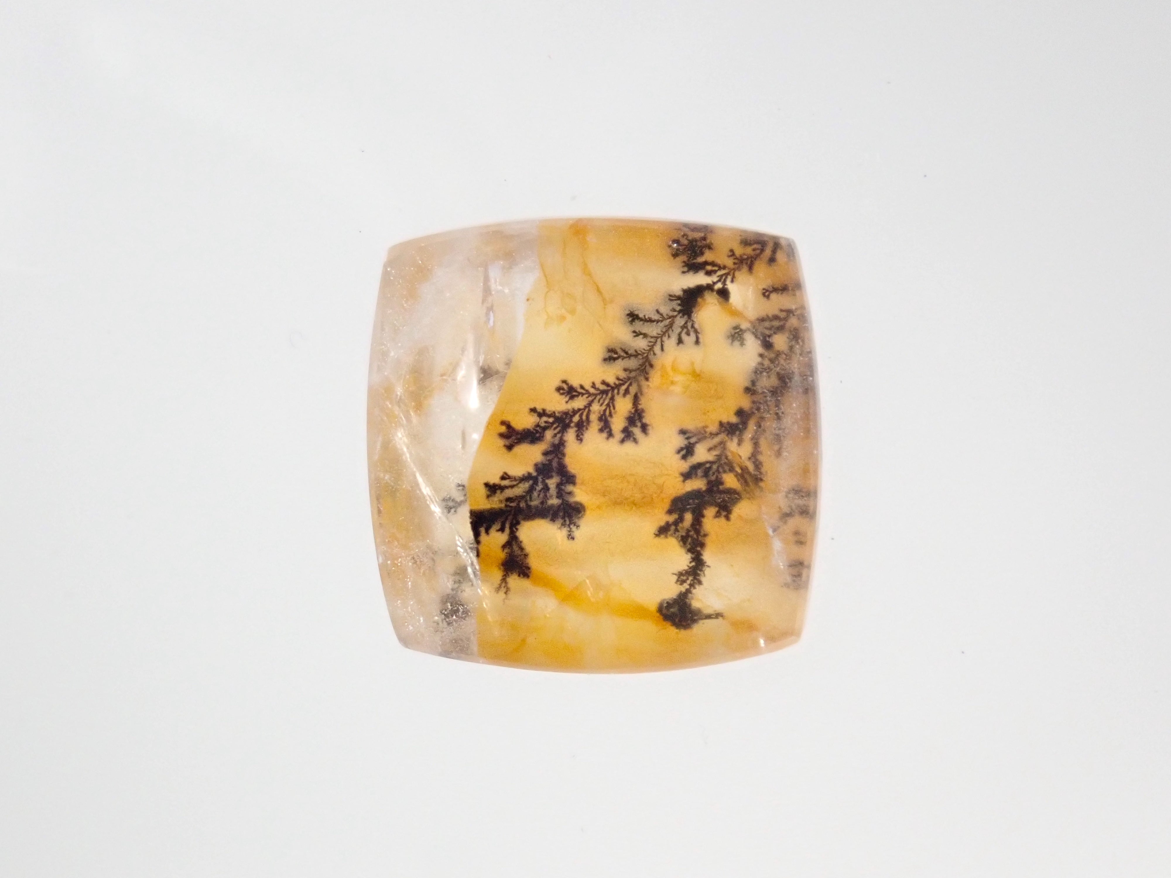 [On sale from 10pm on 2/23] [Limited to 4 stones] [New in Tucson] 1 loose Brazilian dendritic quartz stone (average 4.5ct) [Multiple purchase discounts available]