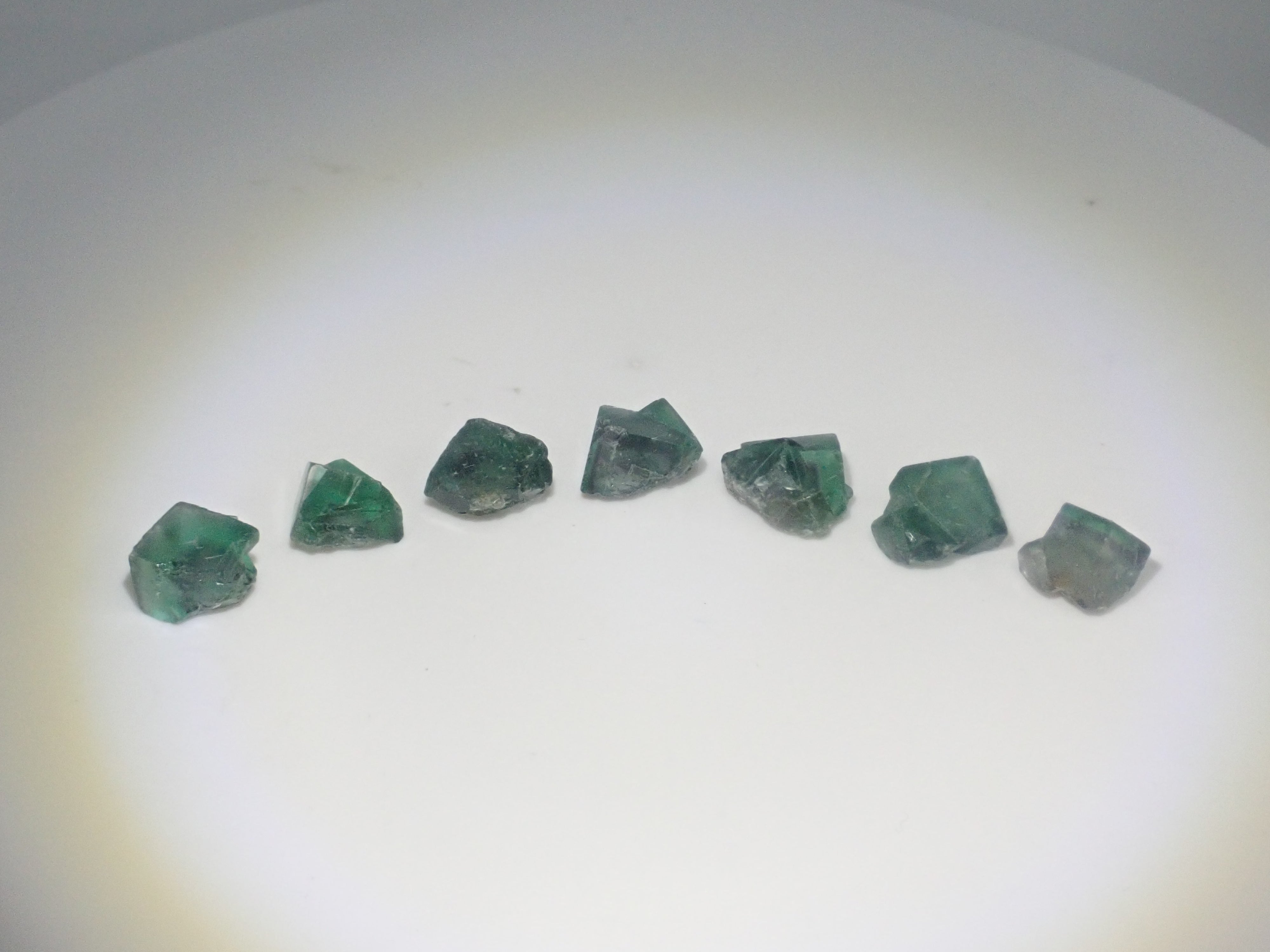 [On sale from 10pm on 2/15] [New in Tucson] Set of 2 fluorite rough stones from Diana Maria and Lady Annabella in the UK [Multiple purchase discounts available]