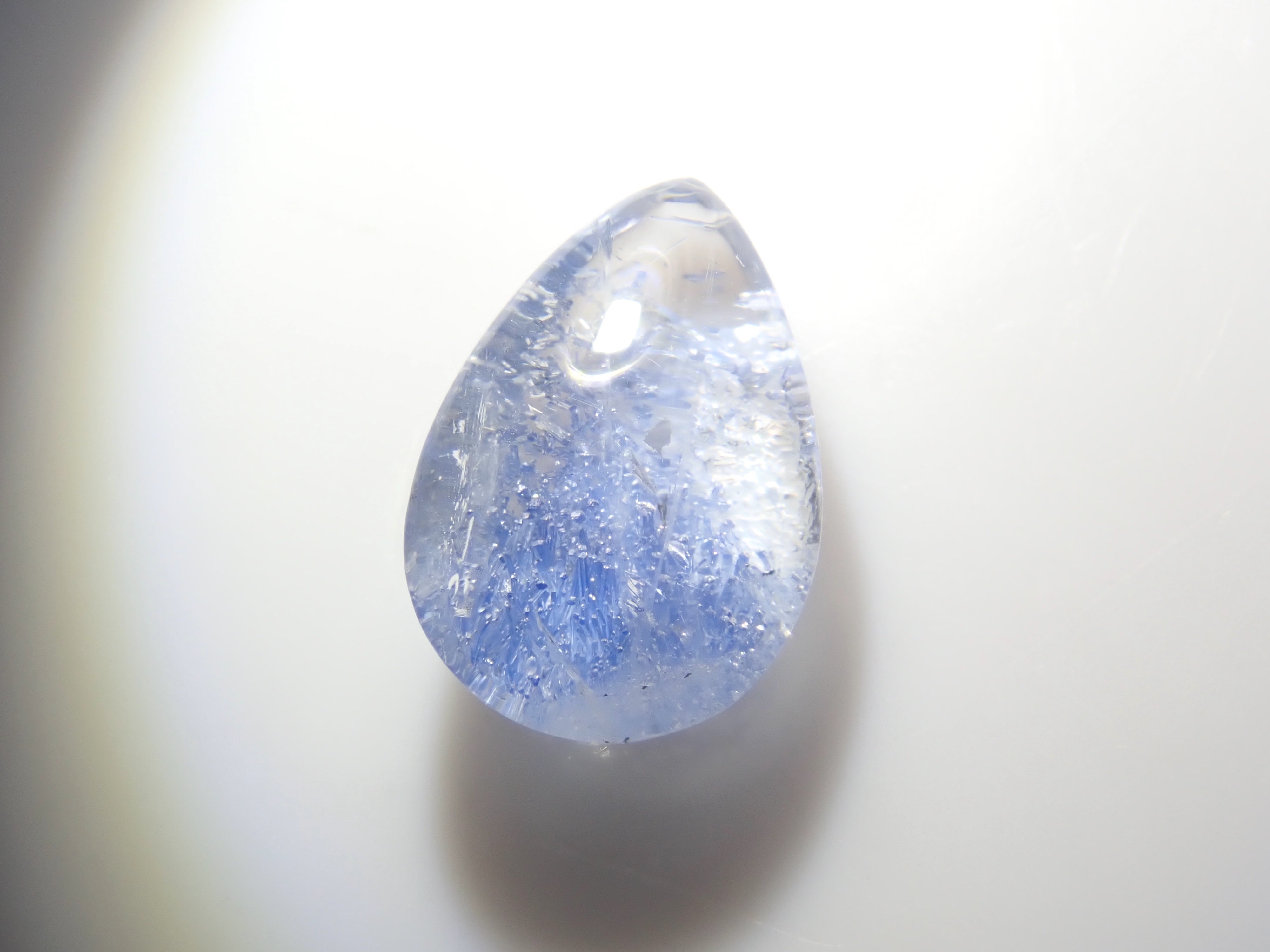 Limited to 5 stones: Brazilian Dumortierite in Quartz 1 loose stone. Discounts available for multiple purchases.