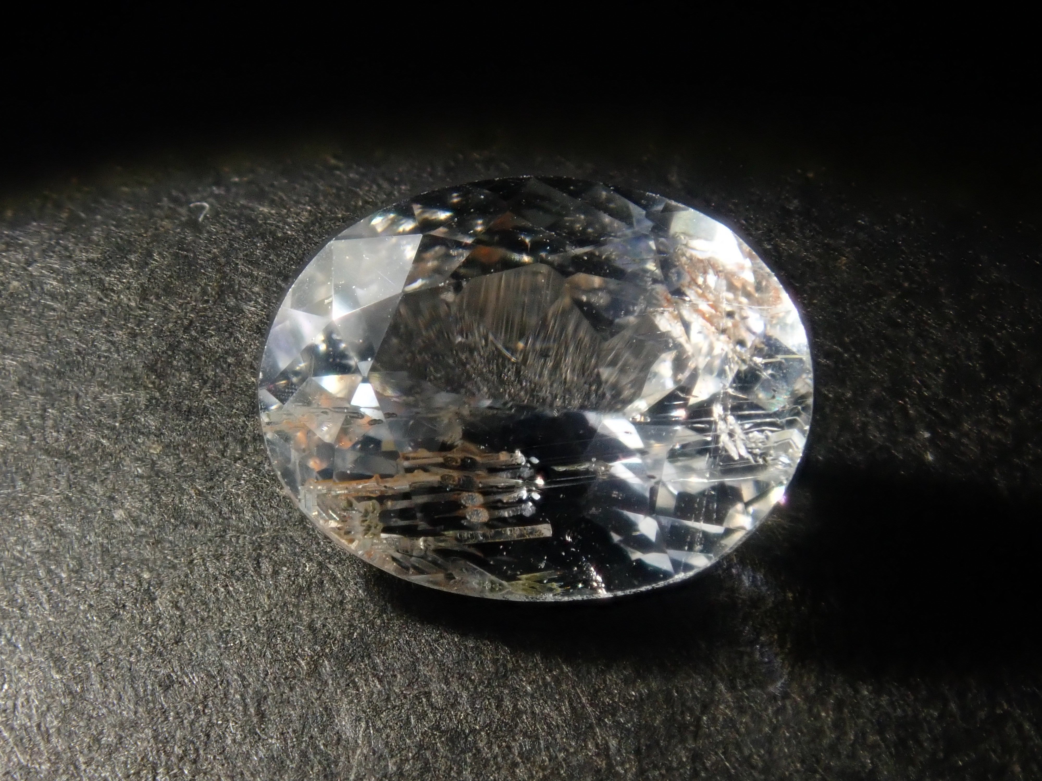 Limited to 6 stones: 1 loose Madagascar needle-in topaz (average 1.8 carats) Multiple purchase discounts available