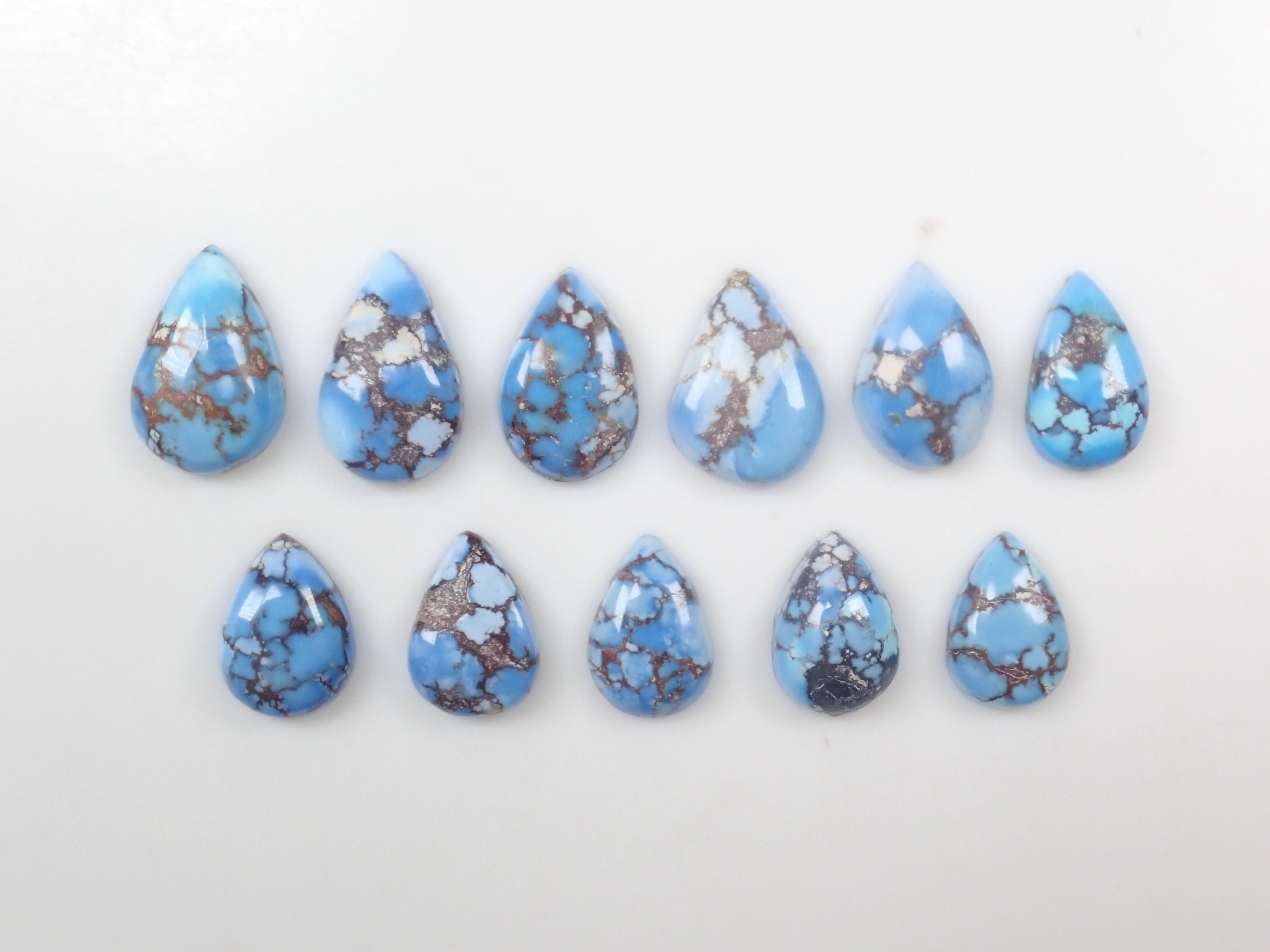 《限定石》カザフスタン産ゴールデンヒルターコイズ（トルコ石,12月誕生石,平均1.3ct）《複数購入割引有》