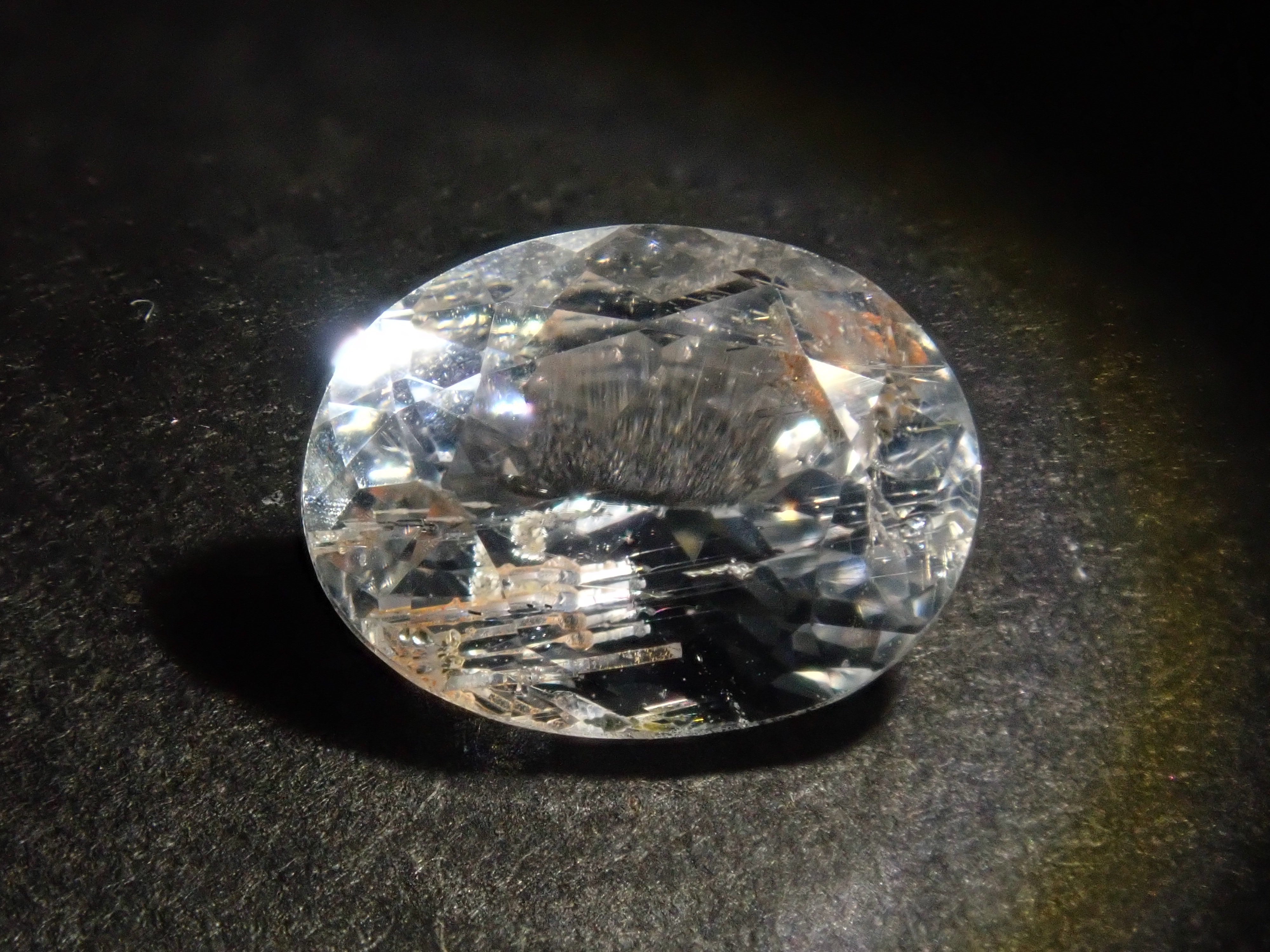 Limited to 6 stones: 1 loose Madagascar needle-in topaz (average 1.8 carats) Multiple purchase discounts available