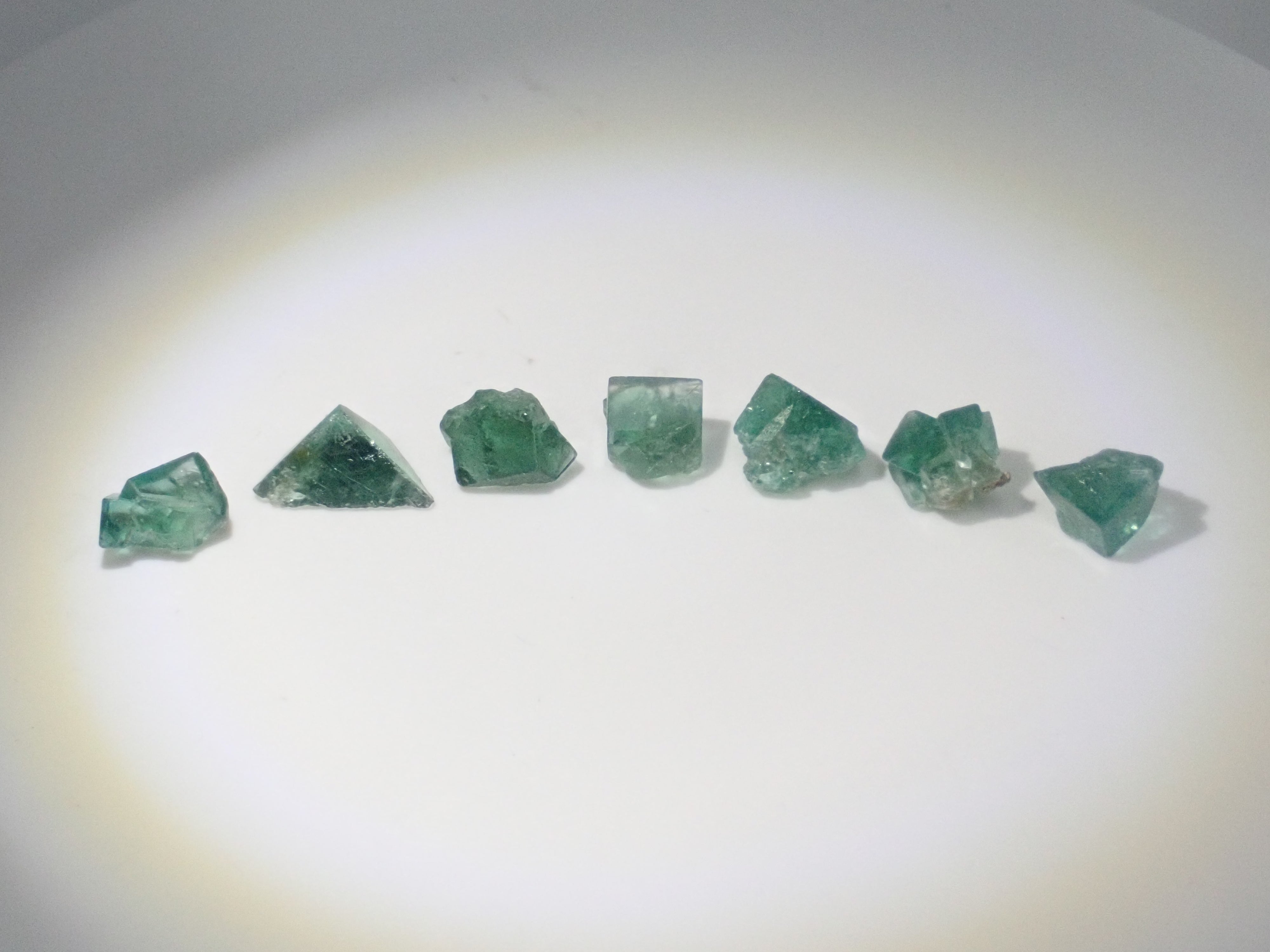 [On sale from 10pm on 2/15] [New in Tucson] Set of 2 fluorite rough stones from Diana Maria and Lady Annabella in the UK [Multiple purchase discounts available]