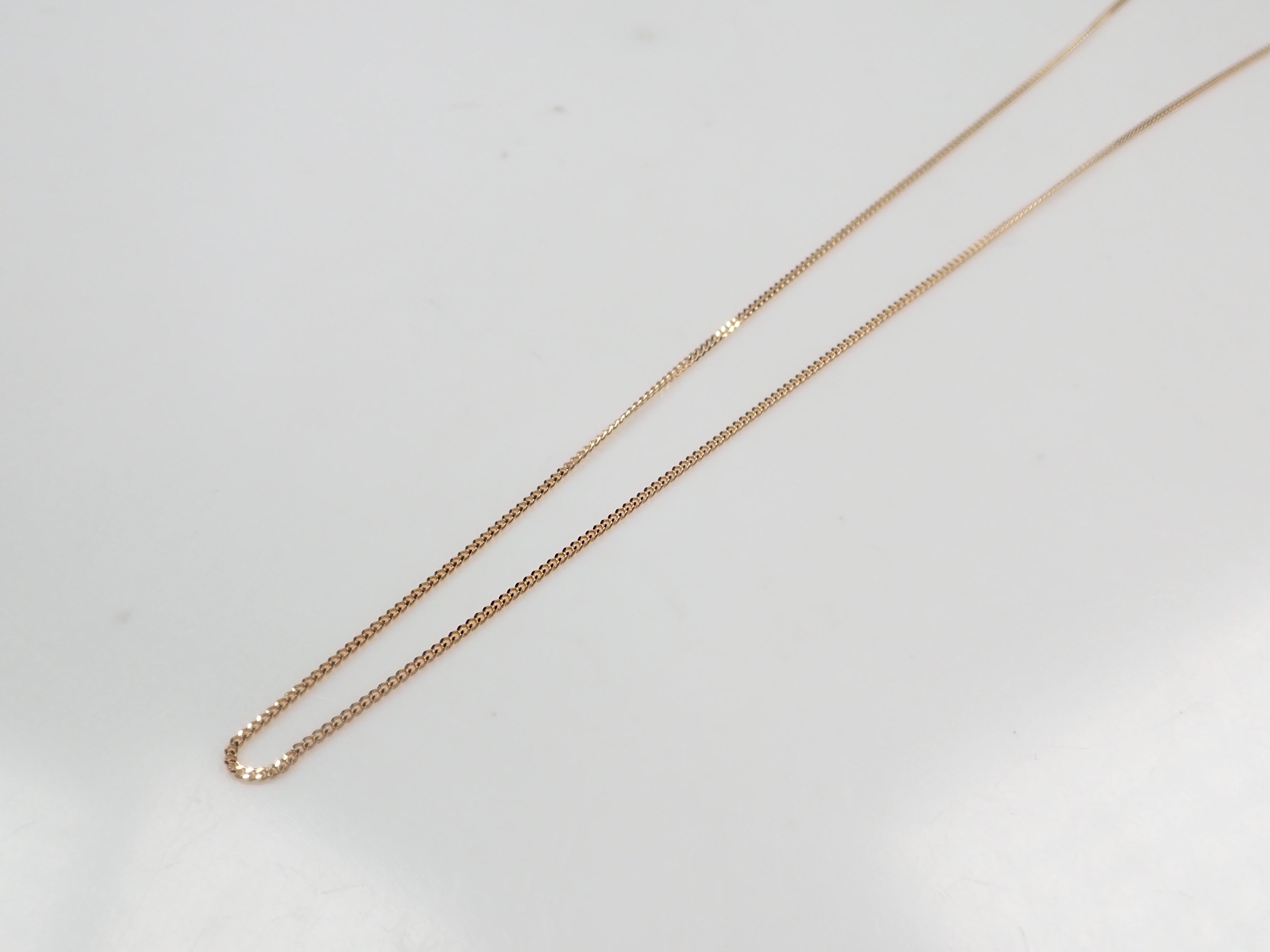 【2/16 22時販売】《数量限定》K18 イエローゴールド 喜平チェーン ネックレス  1.0mm/1.6g 【40cm】　