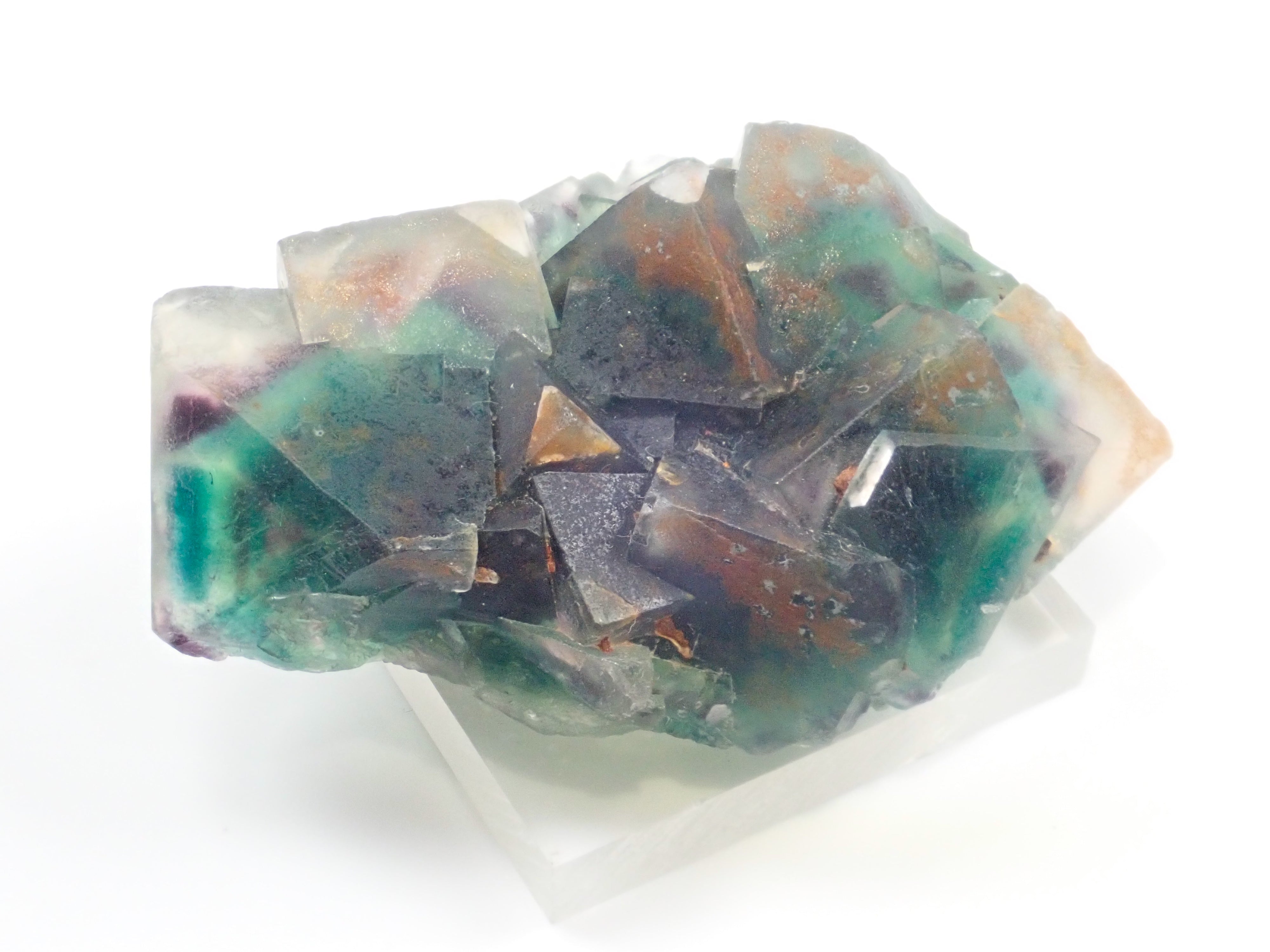 Fluorite rough stone from Namibia 5.0 x 6.3 x 2.0cm